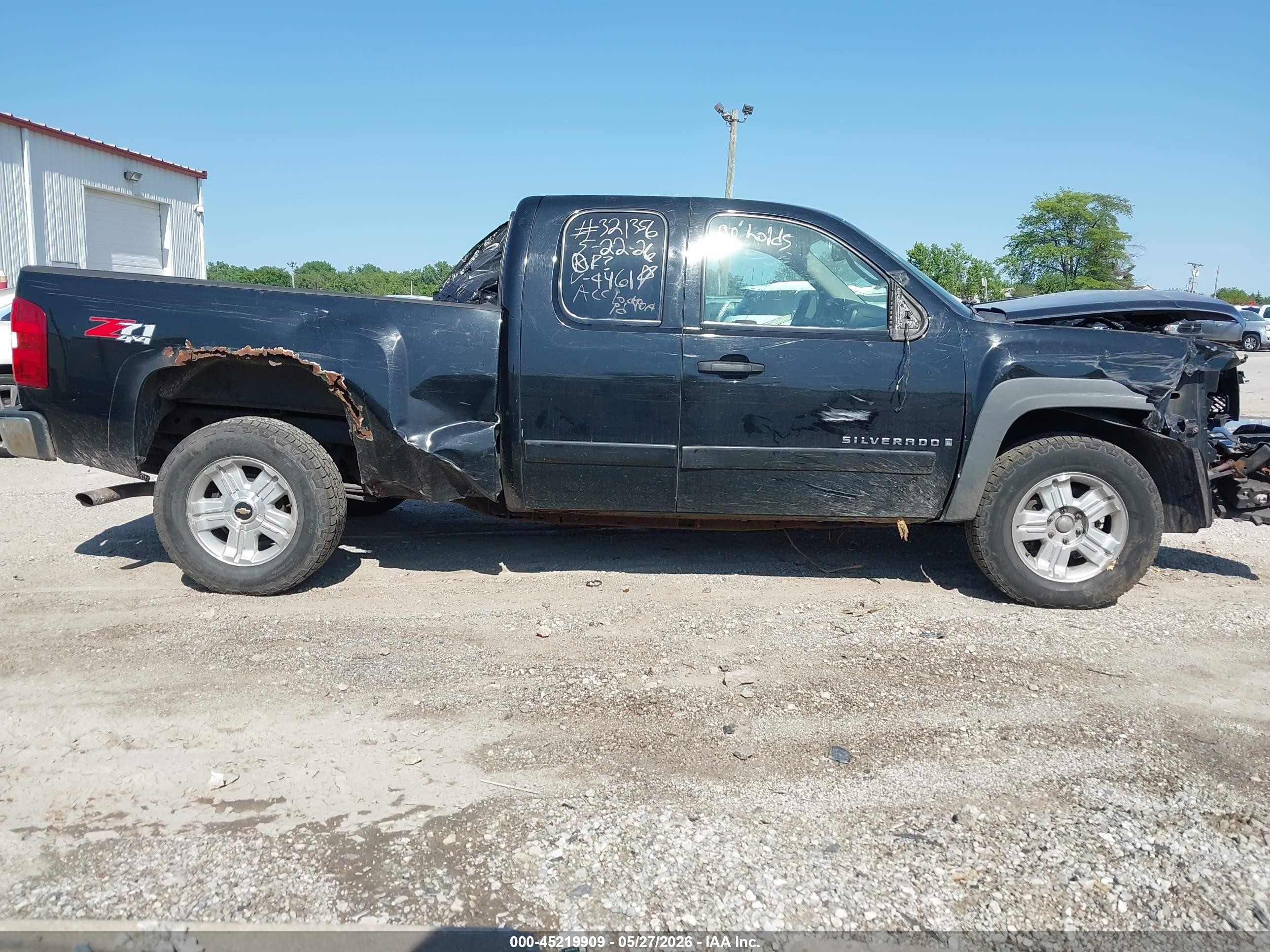 2008 Chevrolet Silverado 1500 Lt2 Black vin: 1GCEK19058Z139461