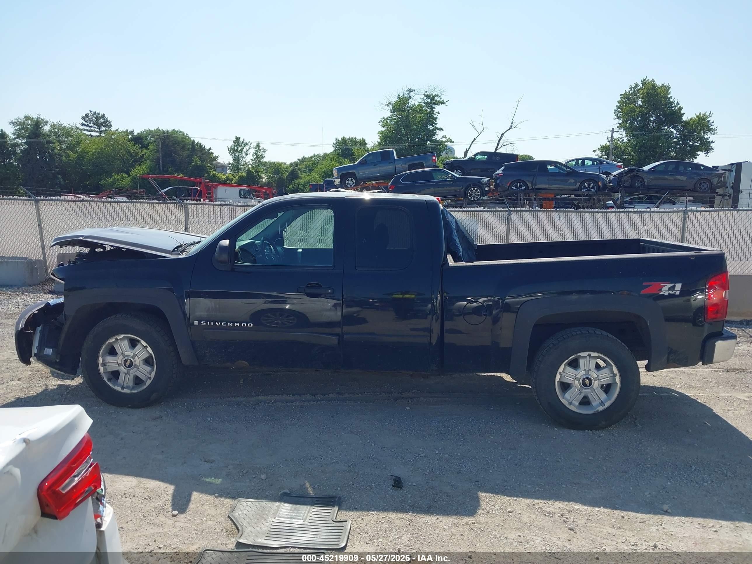 2008 Chevrolet Silverado 1500 Lt2 Black vin: 1GCEK19058Z139461