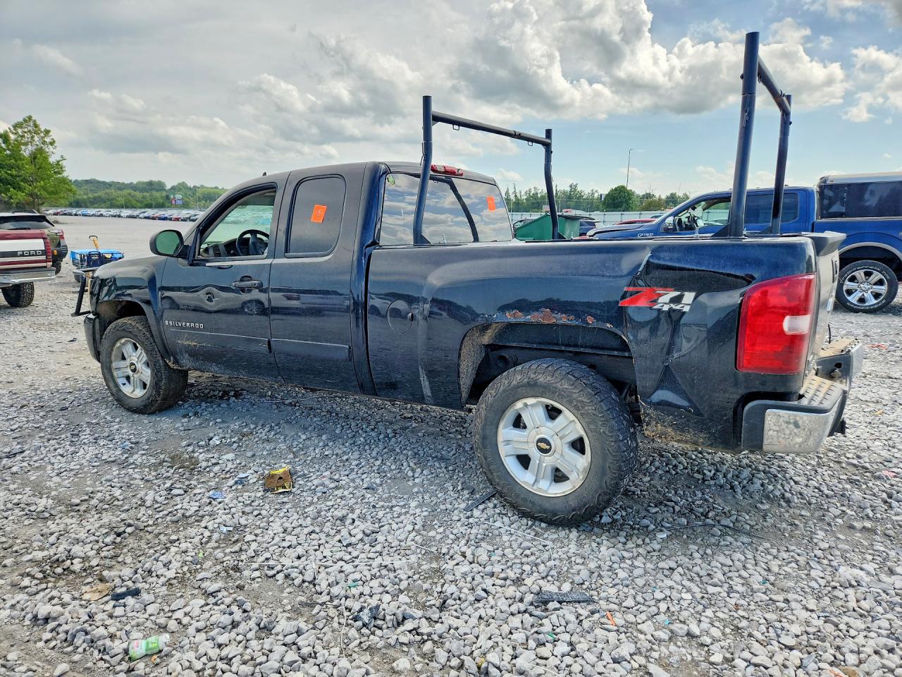 2008 Chevrolet Silverado K1500 Black vin: 1GCEK19058Z211095