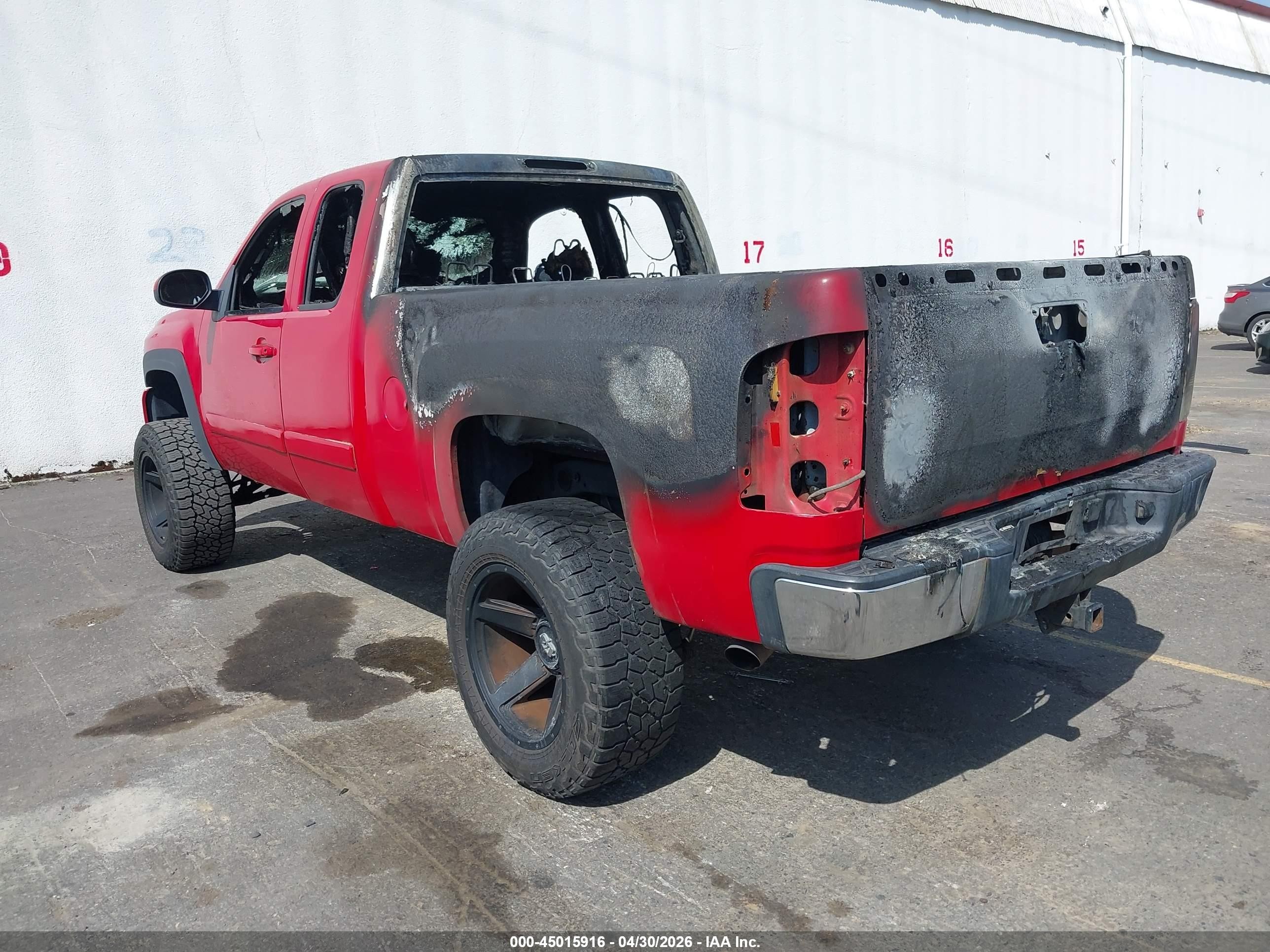 2008 Chevrolet Silverado 1500 Ltz Red vin: 1GCEK19068Z129473