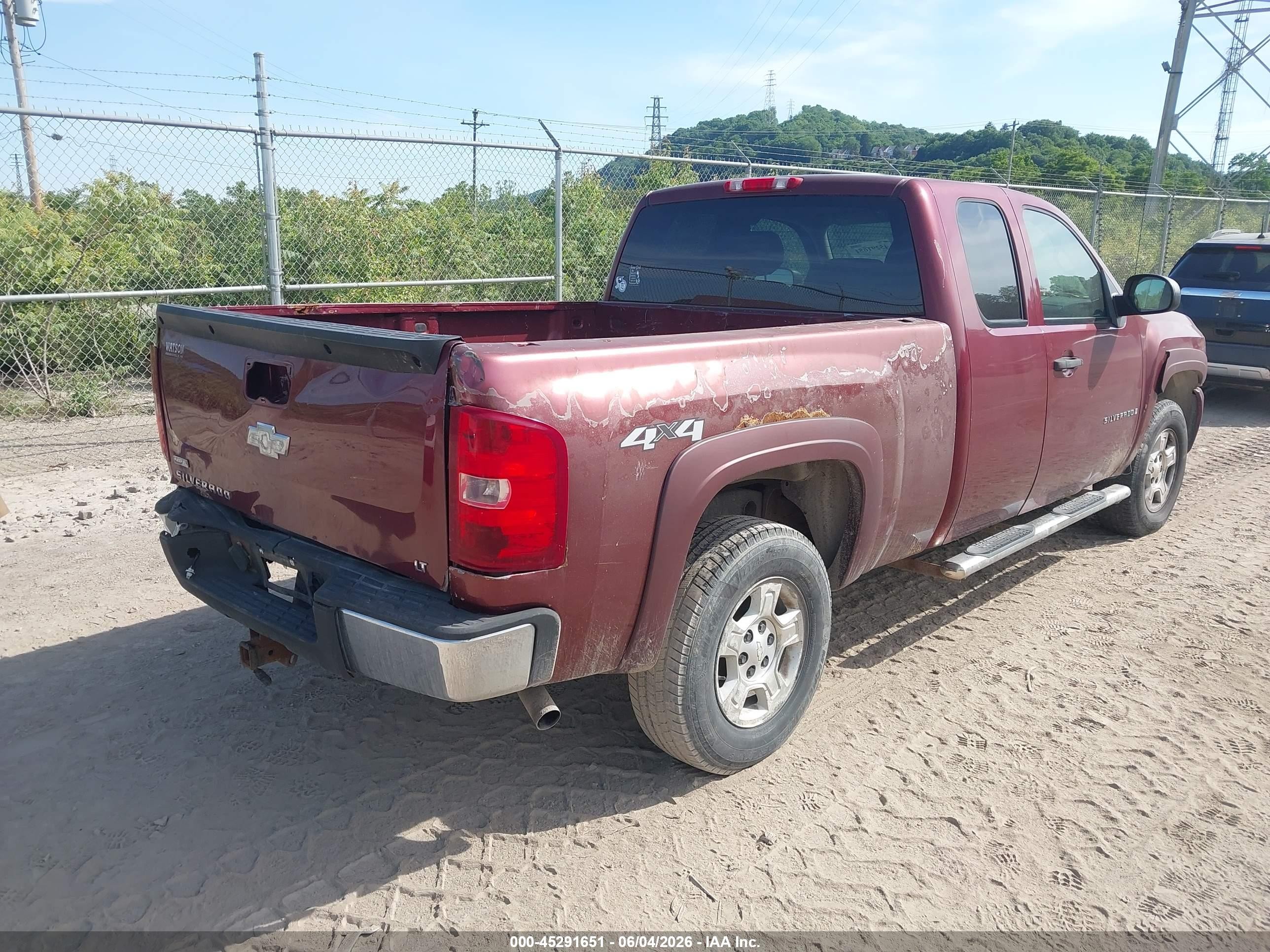 2008 Chevrolet Silverado 1500 Lt1 Красный vin: 1GCEK19078Z113833
