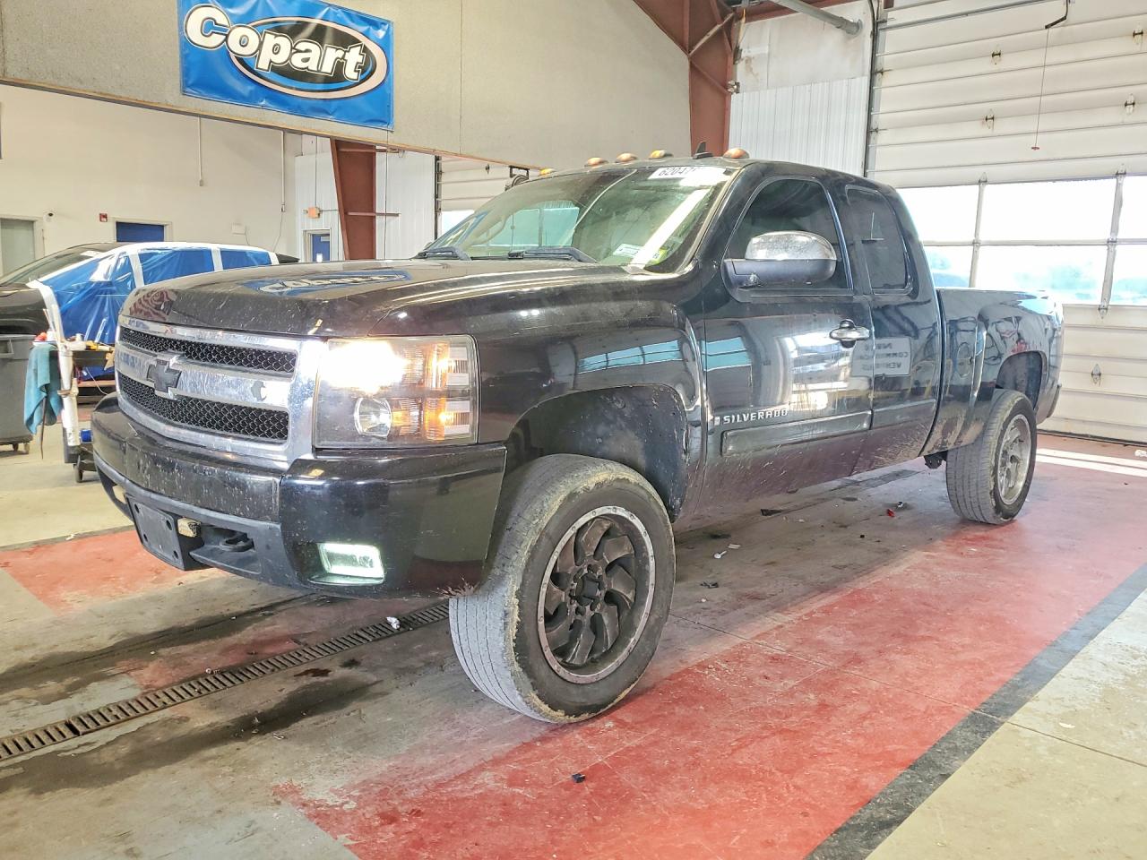 2007 Chevrolet Silverado K1500 Черный vin: 1GCEK19087Z650936