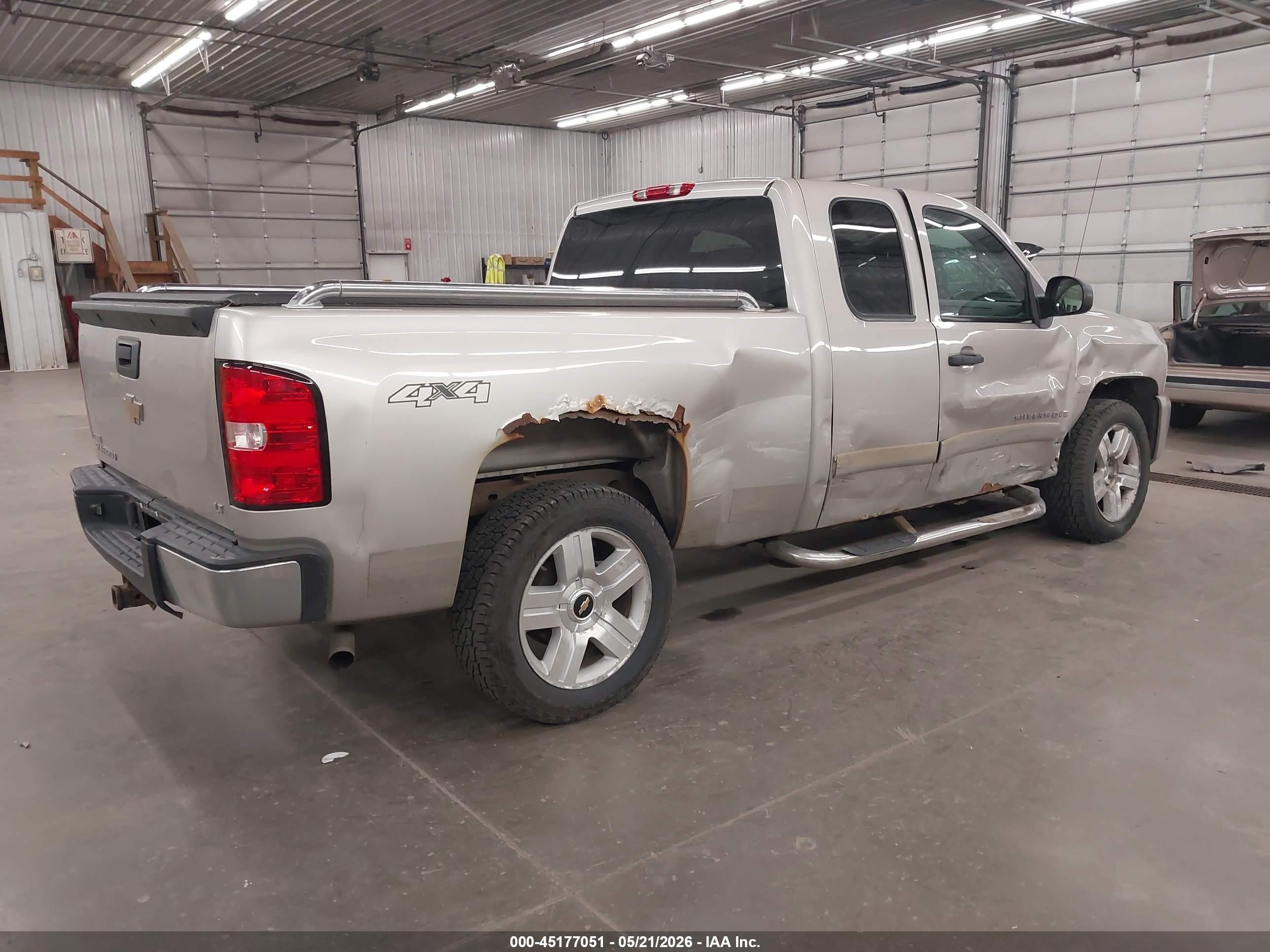2008 Chevrolet Silverado 1500 Lt1 Gray vin: 1GCEK19088Z263885