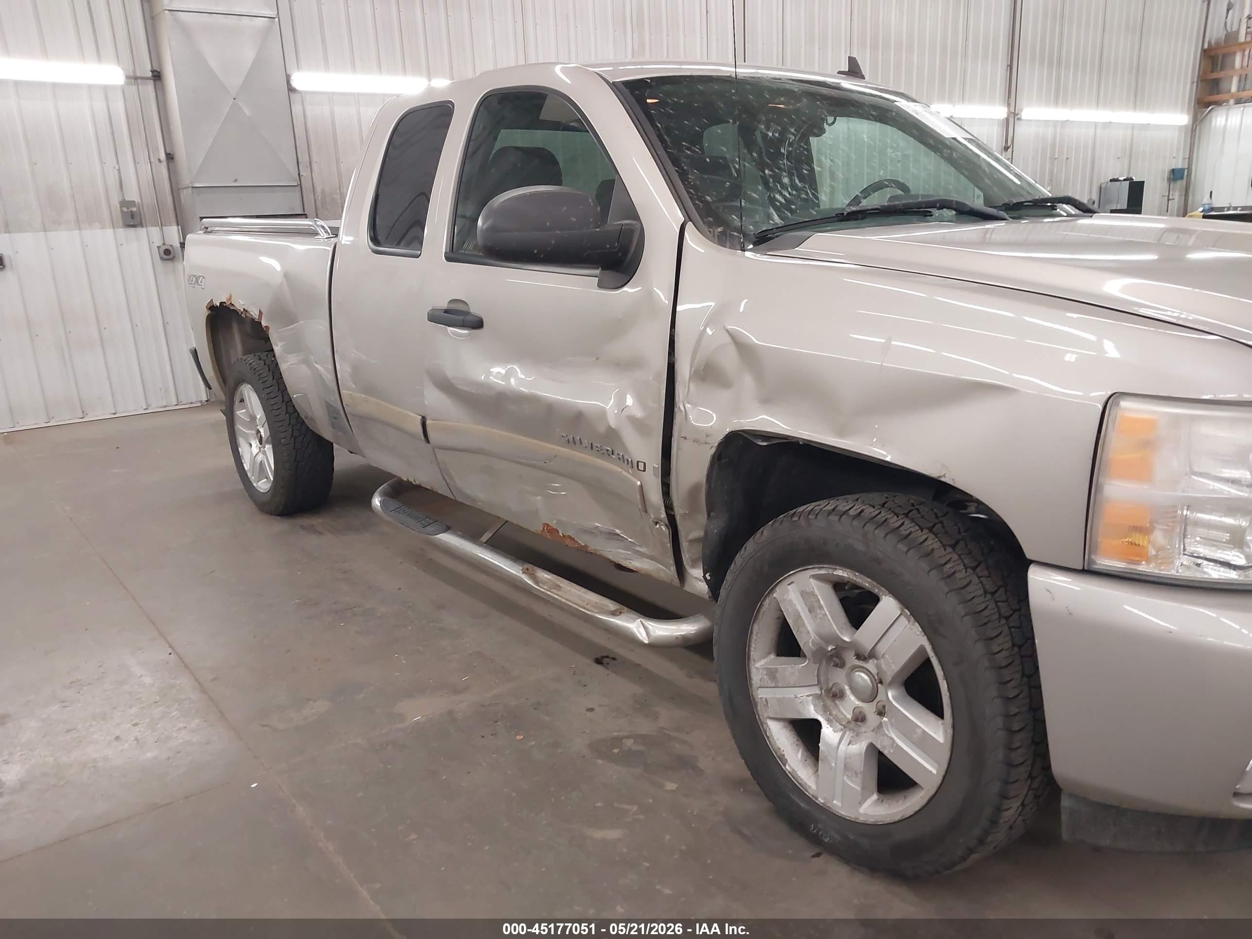 2008 Chevrolet Silverado 1500 Lt1 Gray vin: 1GCEK19088Z263885