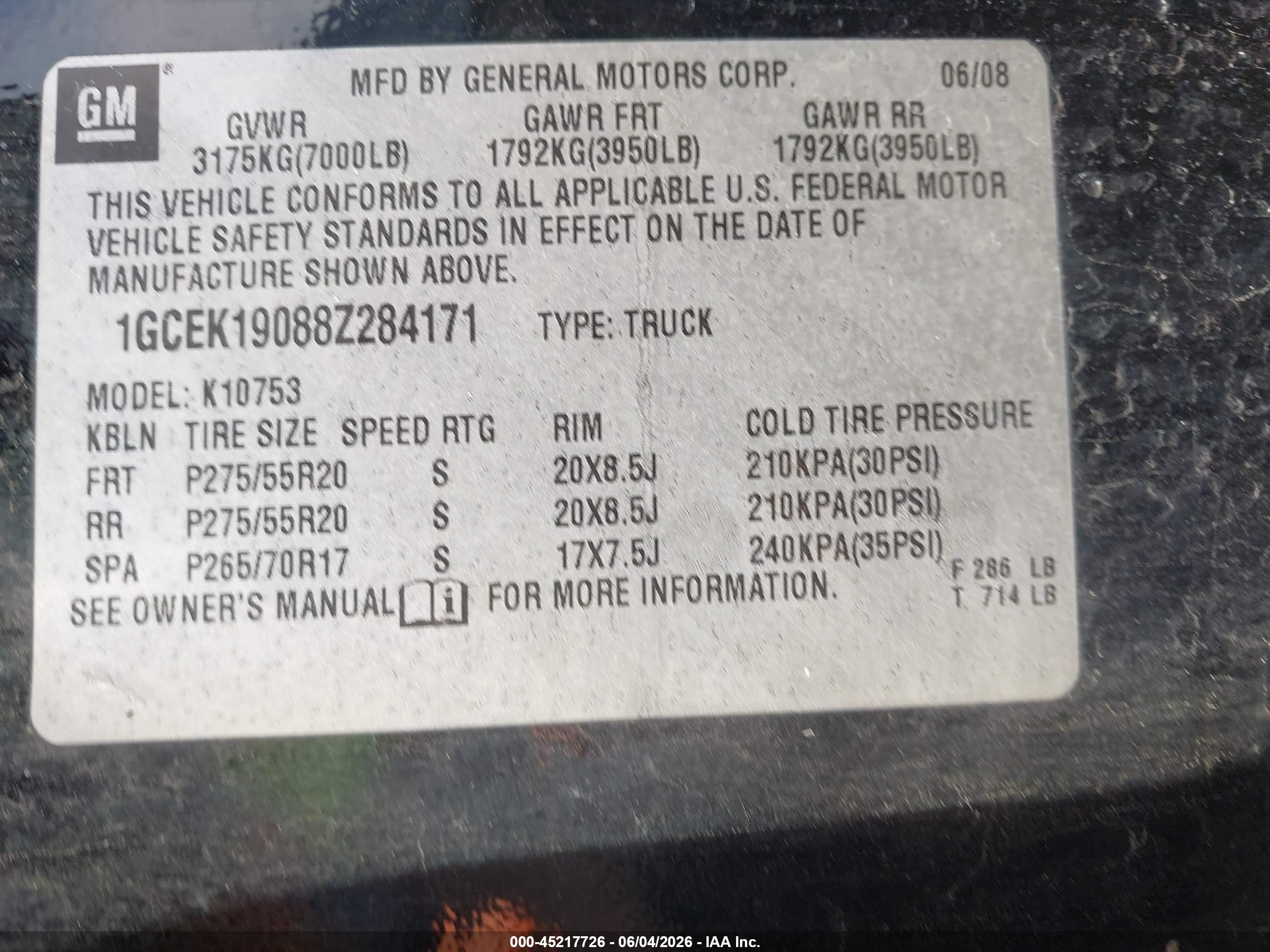 2008 Chevrolet Silverado 1500 Ltz Черный vin: 1GCEK19088Z284171