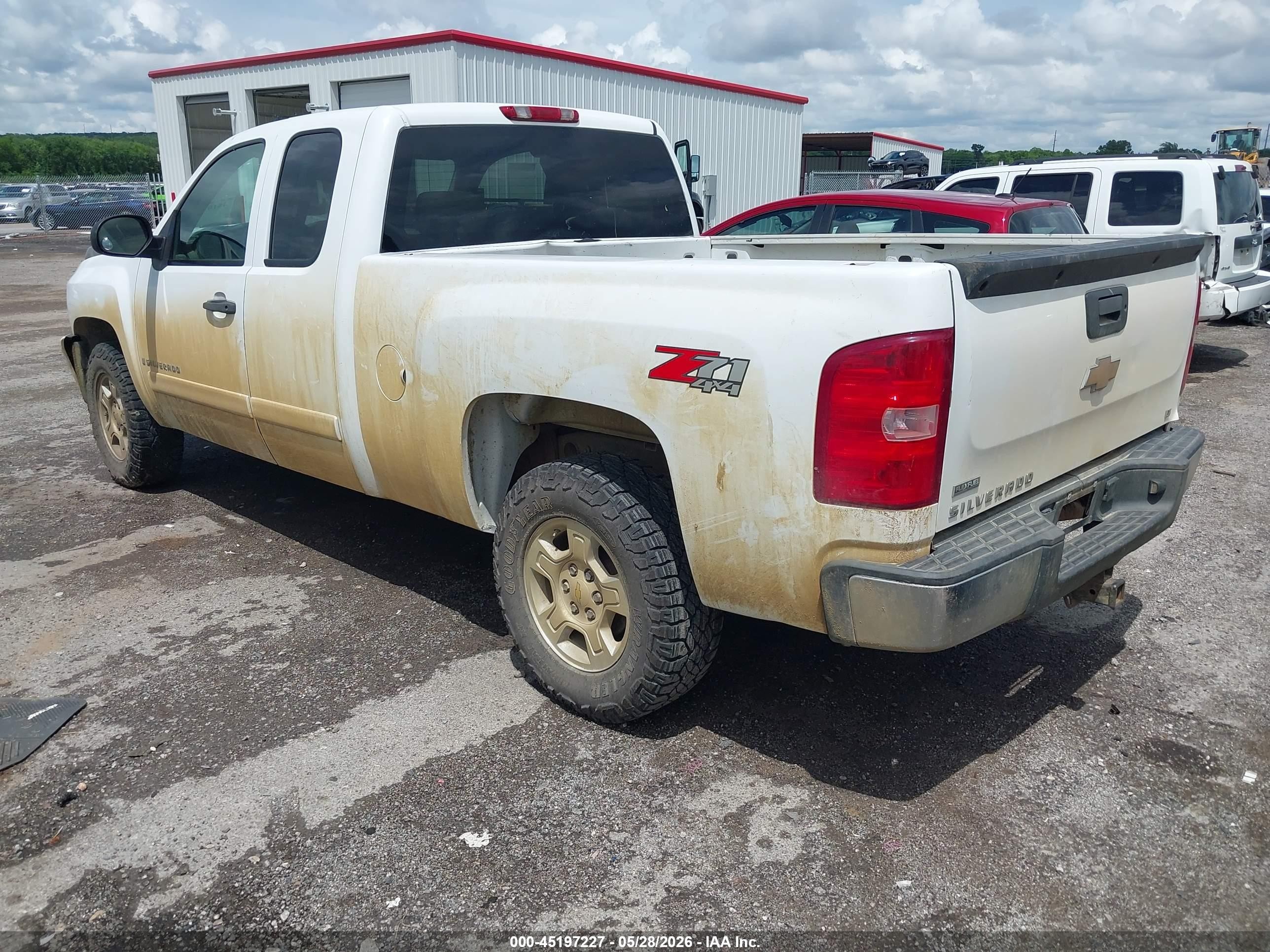 2008 Chevrolet Silverado 1500 Lt1 White vin: 1GCEK19088Z306251