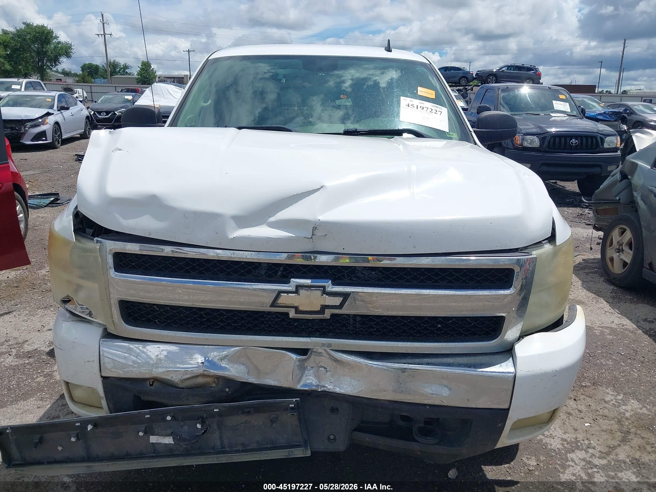 2008 Chevrolet Silverado 1500 Lt1 White vin: 1GCEK19088Z306251