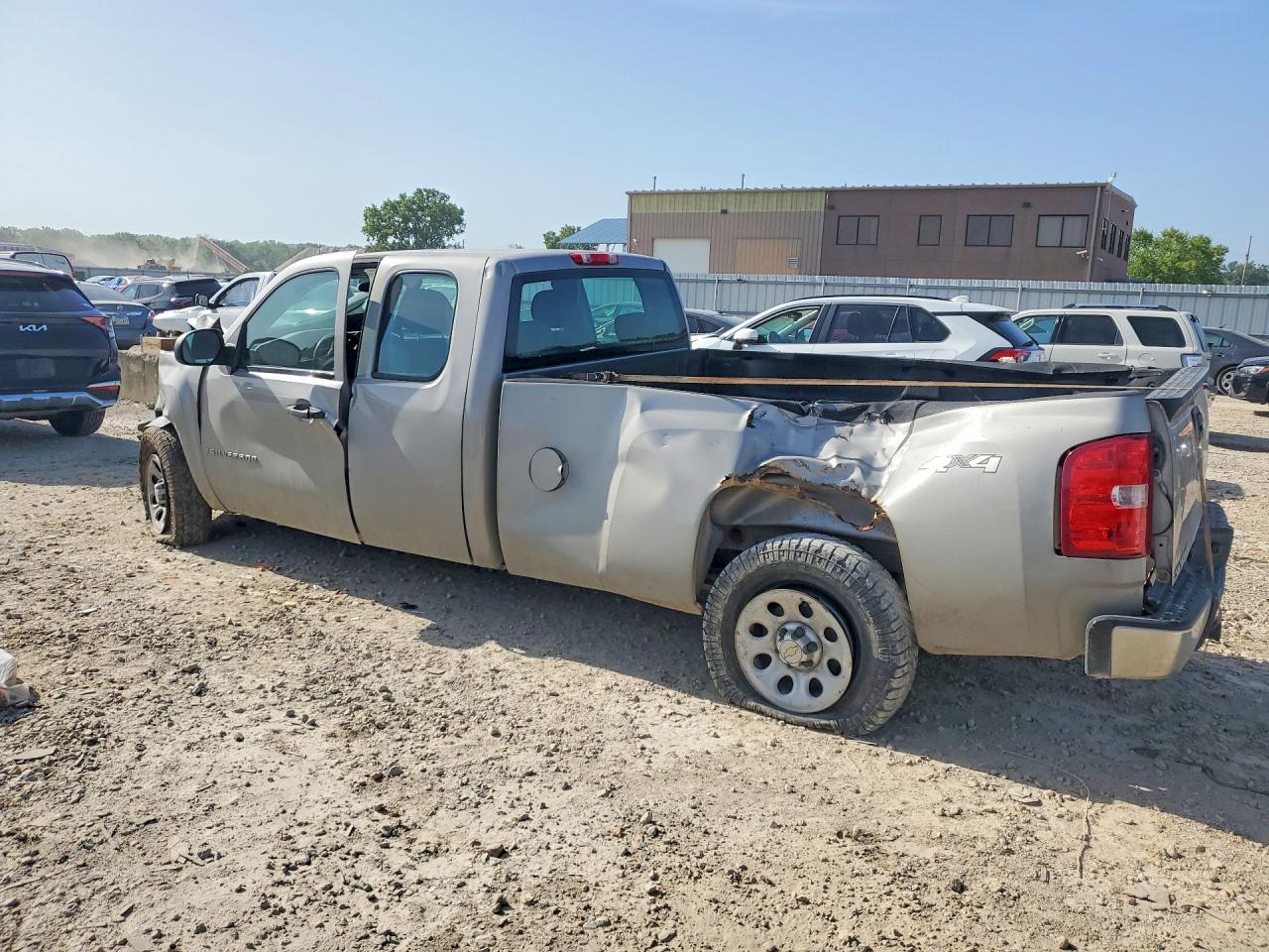2009 Chevrolet Silverado K1500 Gray vin: 1GCEK19089E151791