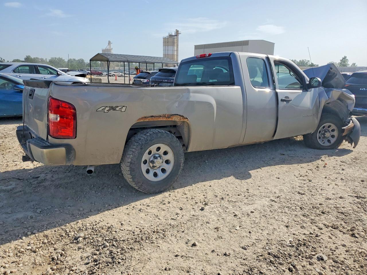 2009 Chevrolet Silverado K1500 Gray vin: 1GCEK19089E151791