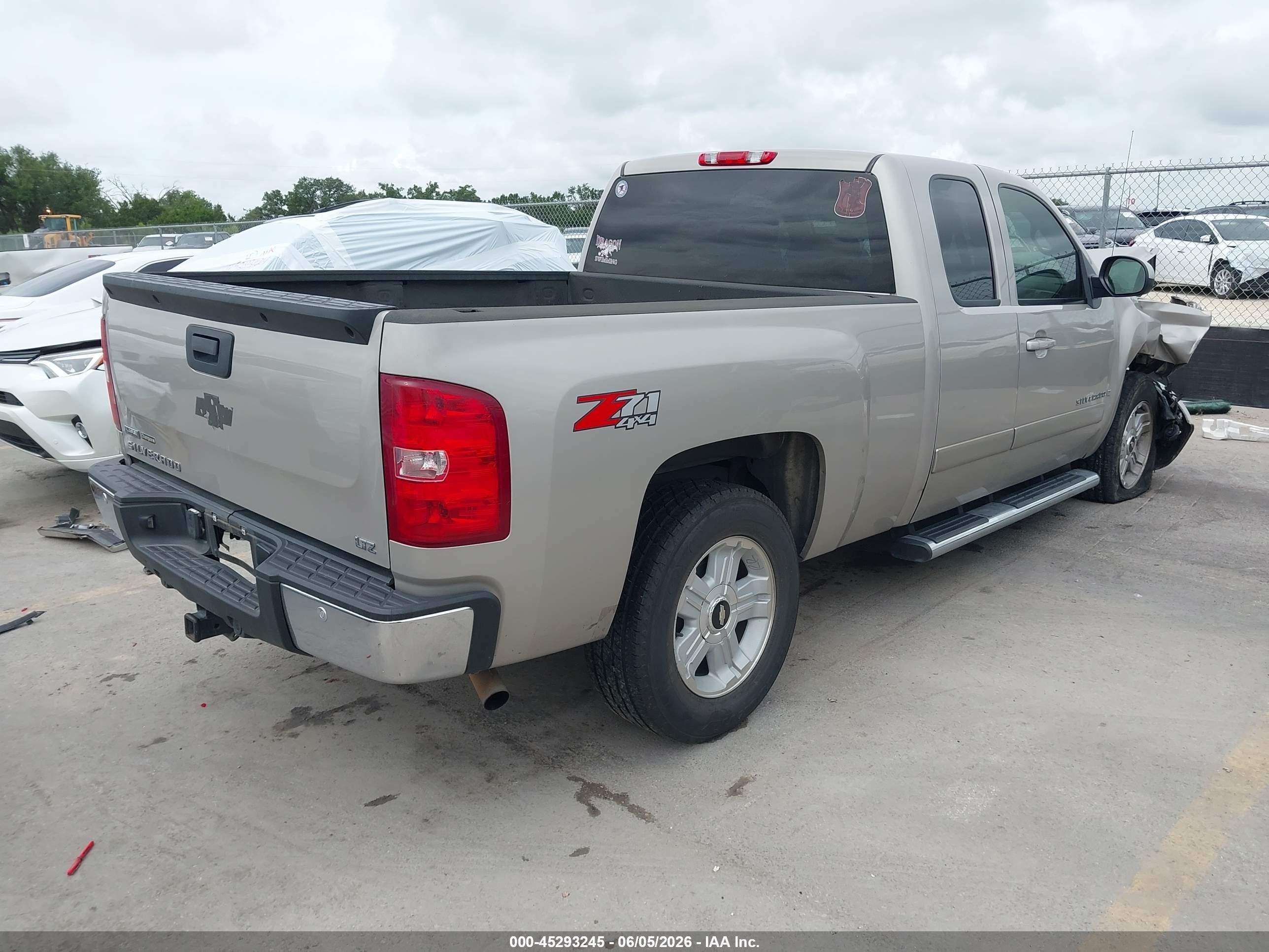 2007 Chevrolet Silverado 1500 Ltz Gold vin: 1GCEK19097Z617430