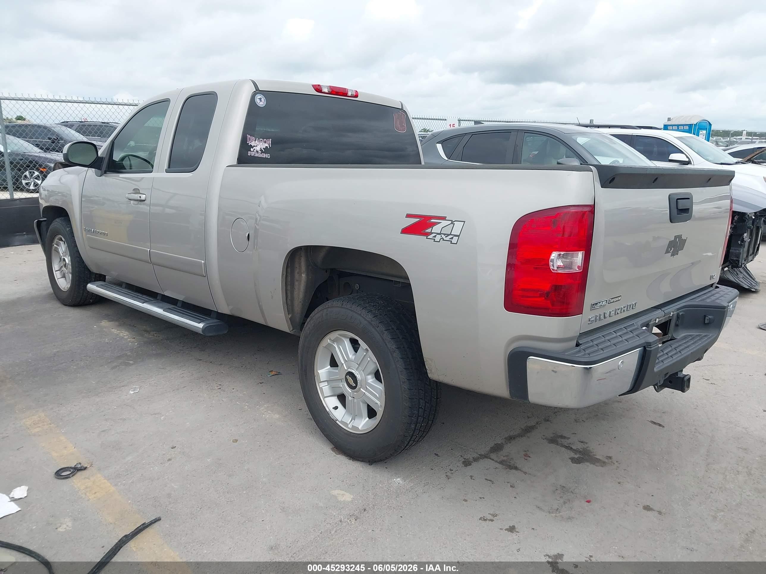 2007 Chevrolet Silverado 1500 Ltz Gold vin: 1GCEK19097Z617430