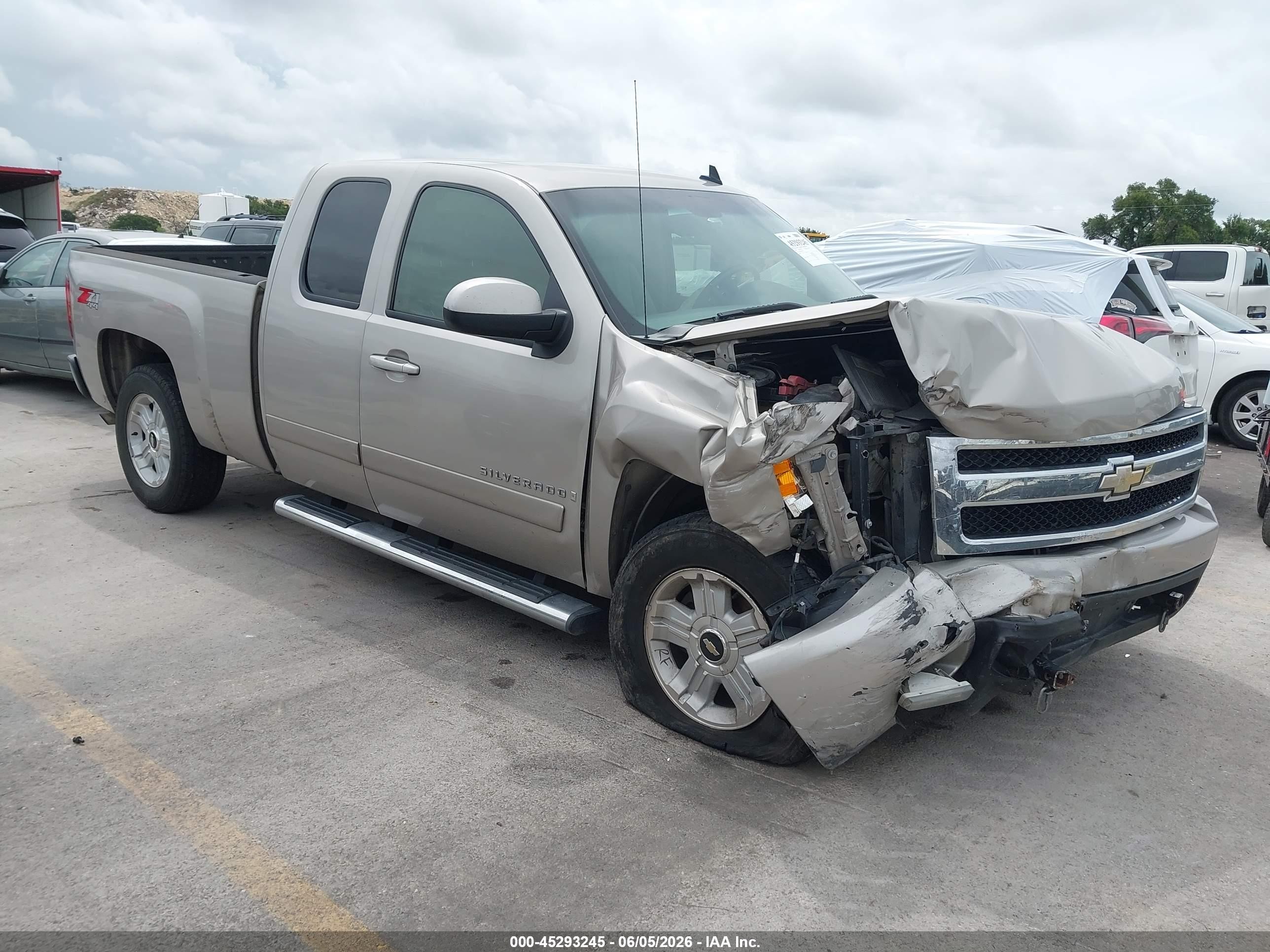2007 Chevrolet Silverado 1500 Ltz Gold vin: 1GCEK19097Z617430
