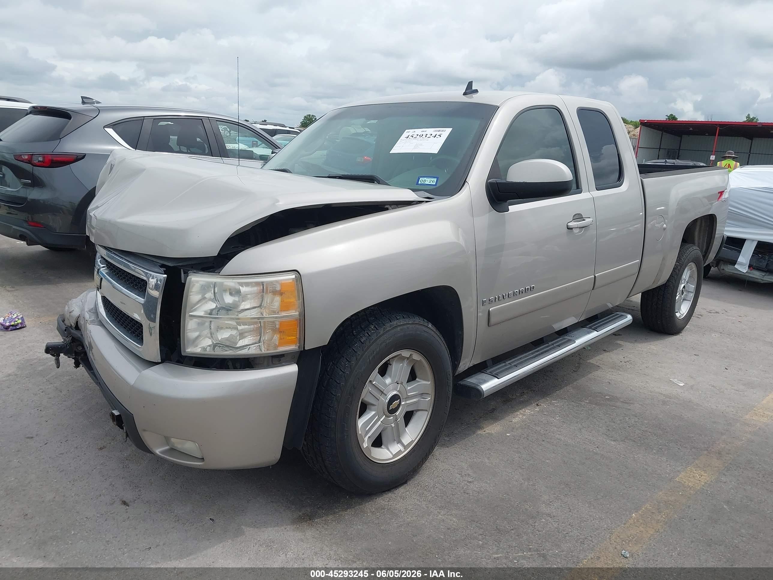 2007 Chevrolet Silverado 1500 Ltz Gold vin: 1GCEK19097Z617430