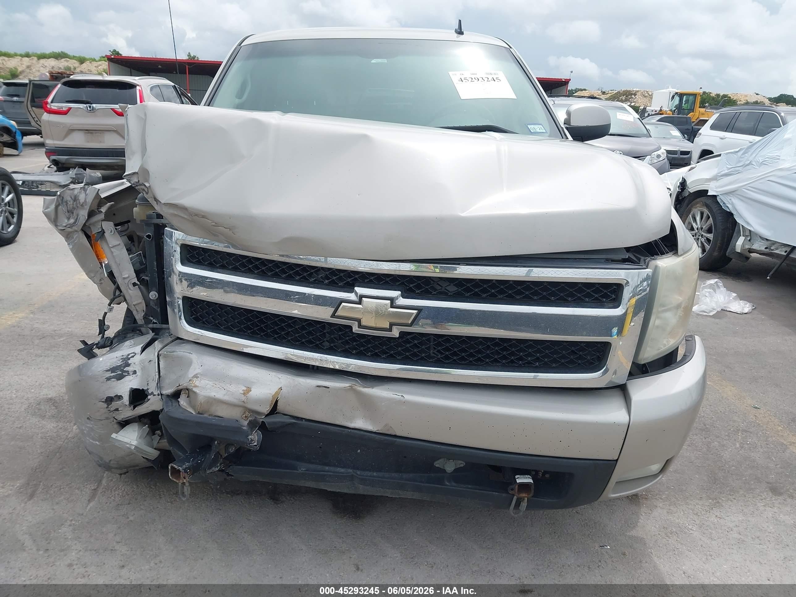 2007 Chevrolet Silverado 1500 Ltz Gold vin: 1GCEK19097Z617430
