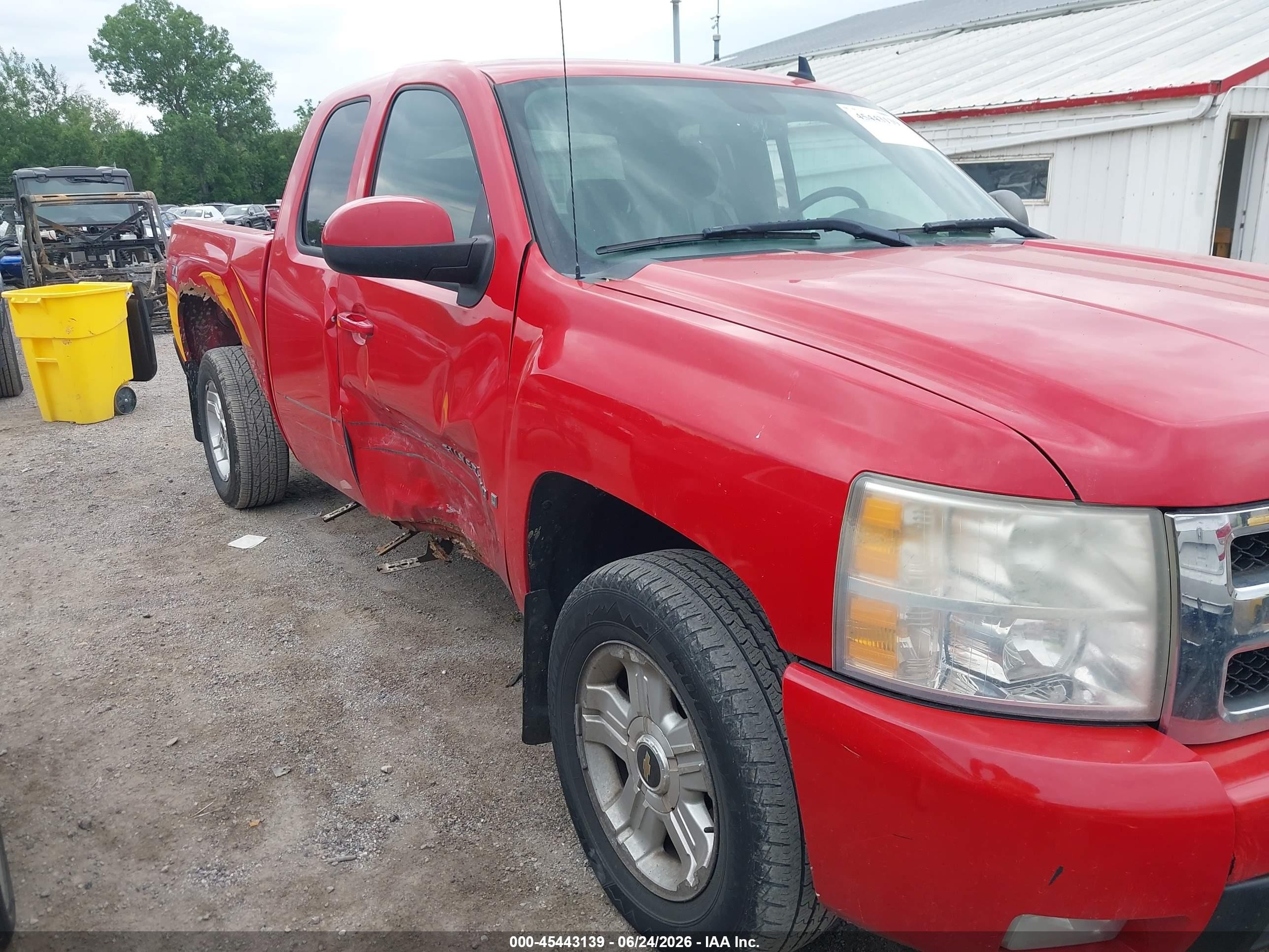 2008 Chevrolet Silverado 1500 Ltz Red vin: 1GCEK19098Z164119