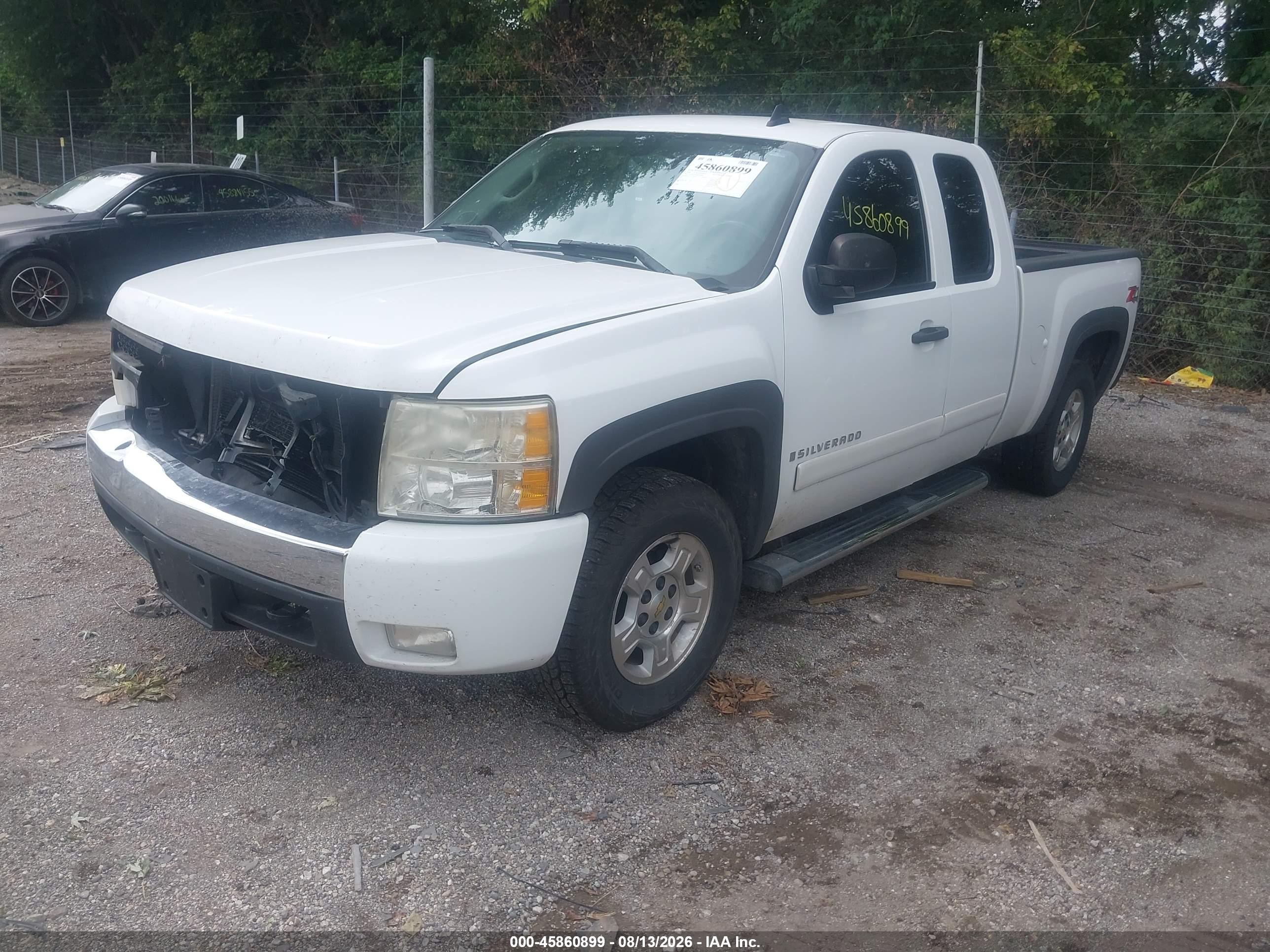 2008 Chevrolet Silverado 1500 Lt1 White vin: 1GCEK19098Z332888