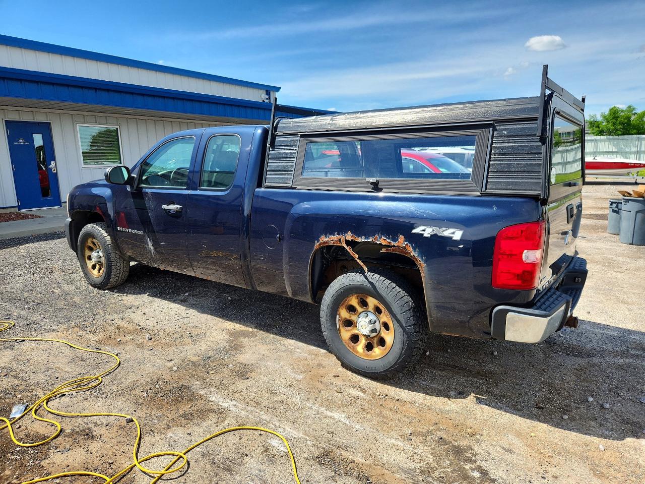 2008 Chevrolet Silverado K1500 Blue vin: 1GCEK190X8Z233528
