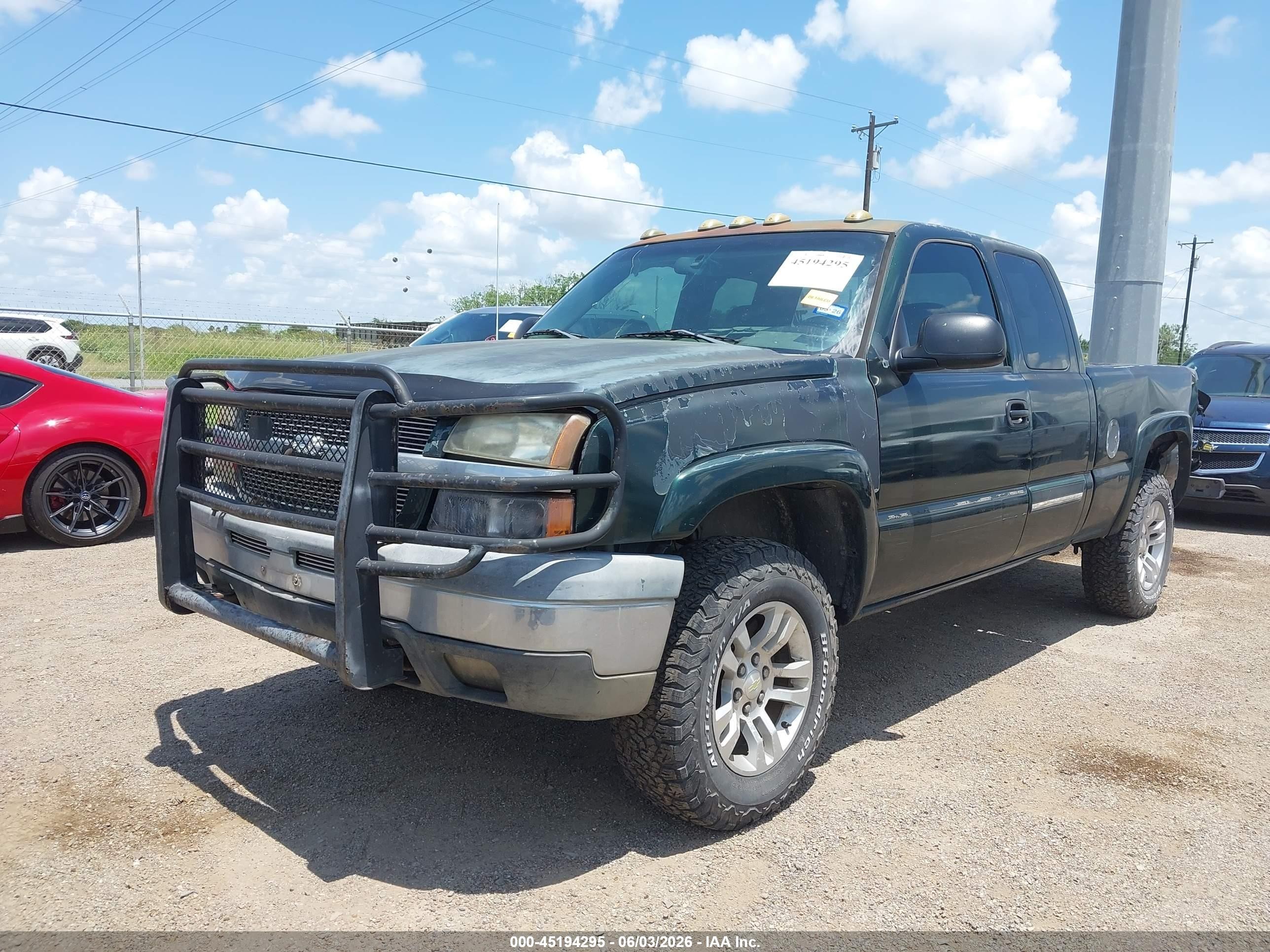 2005 Chevrolet Silverado 1500 Z71 Green vin: 1GCEK19B05E262153