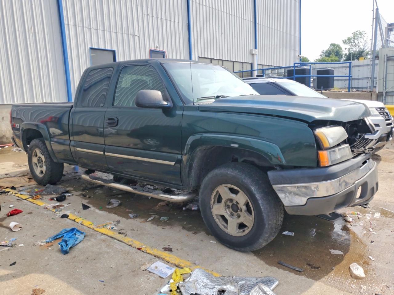 2006 Chevrolet Silverado K1500 Green vin: 1GCEK19B06E163818