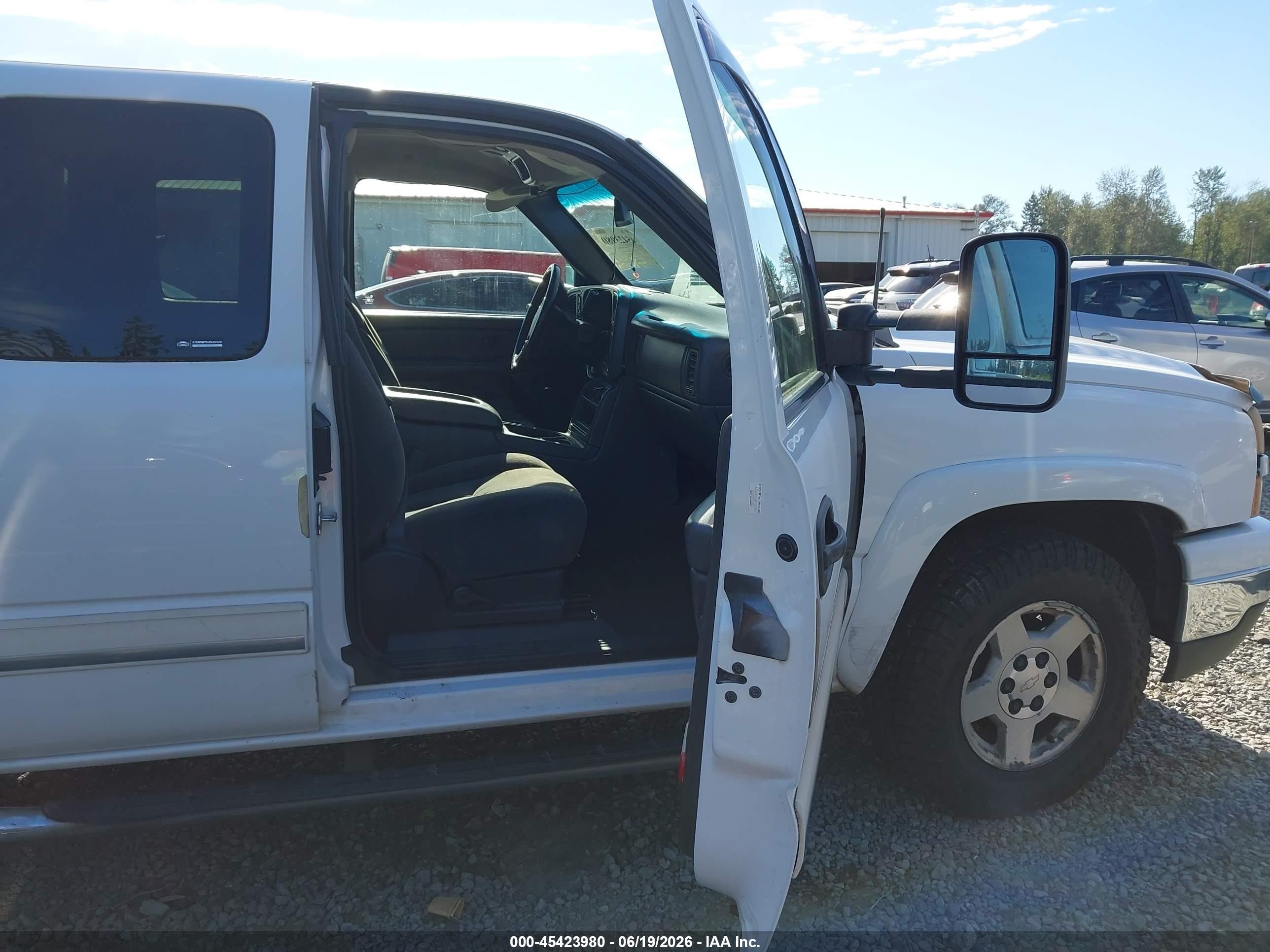 2006 Chevrolet Silverado 1500 Lt2 White vin: 1GCEK19B06Z189893