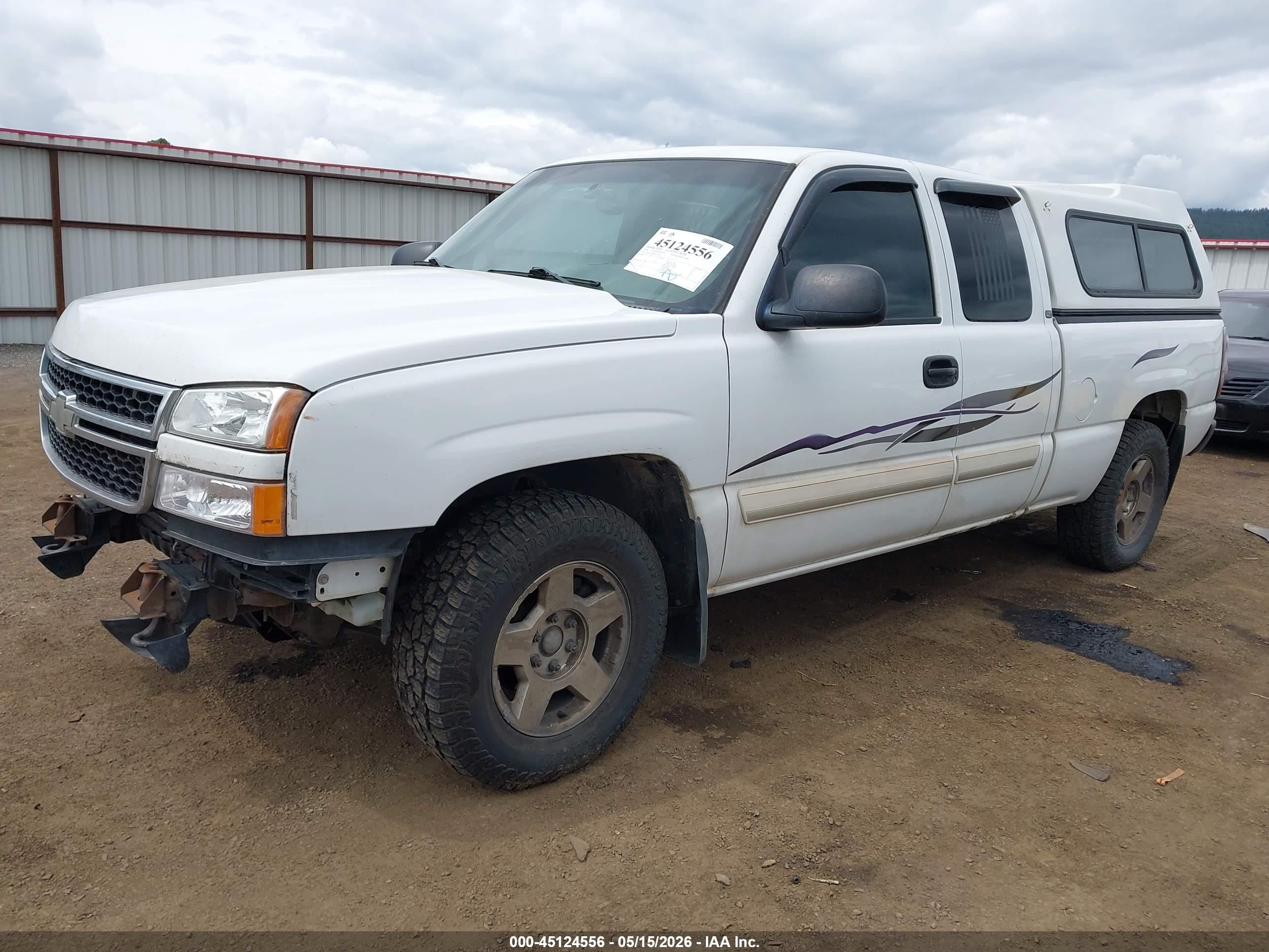 2006 Chevrolet Silverado 1500 Lt1 White vin: 1GCEK19B06Z239286