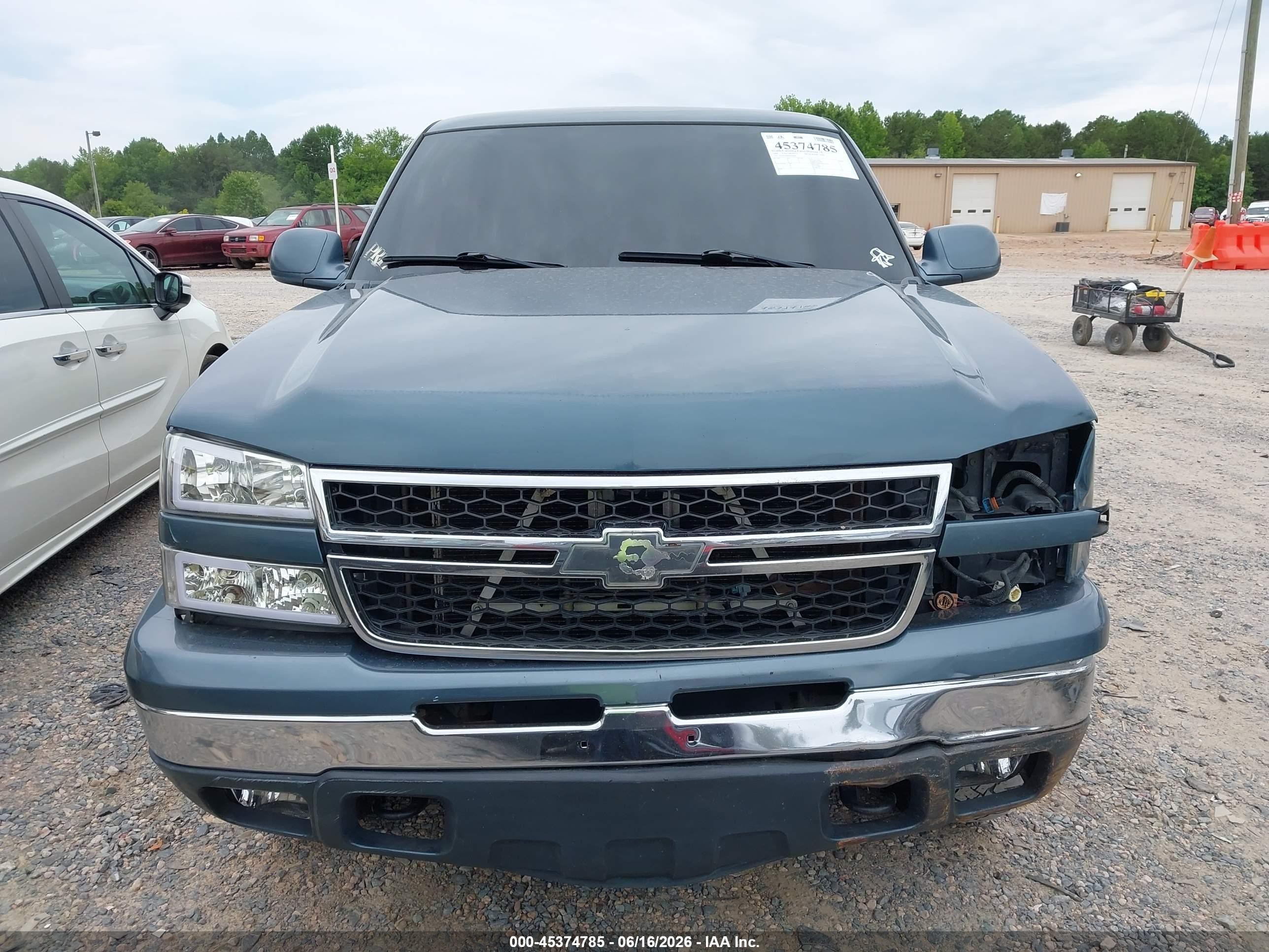 2006 Chevrolet Silverado 1500 Lt3 Blue vin: 1GCEK19B06Z246092