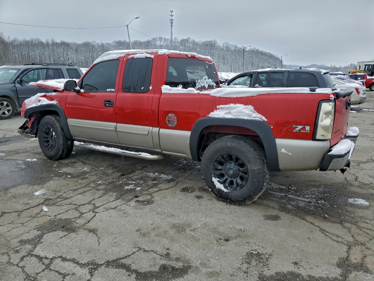 2006 Chevrolet Silverado K1500 Red vin: 1GCEK19B06Z275429