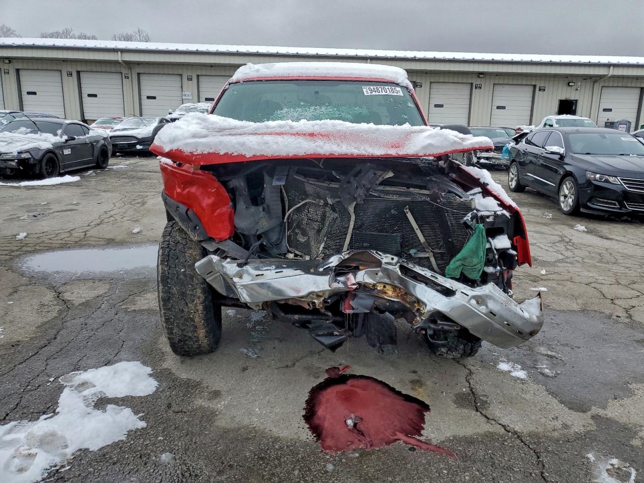 2006 Chevrolet Silverado K1500 Red vin: 1GCEK19B06Z275429