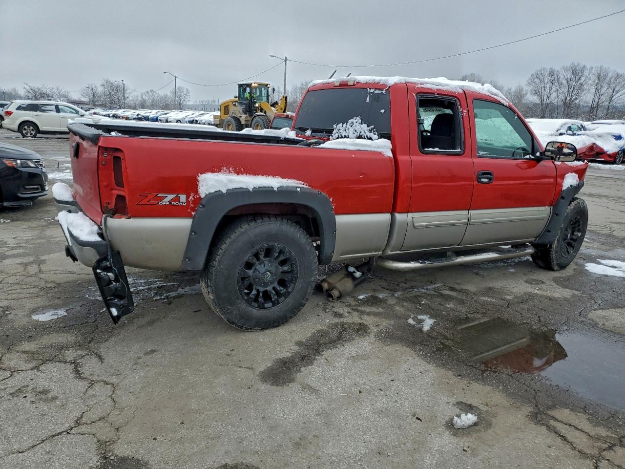 2006 Chevrolet Silverado K1500 Red vin: 1GCEK19B06Z275429