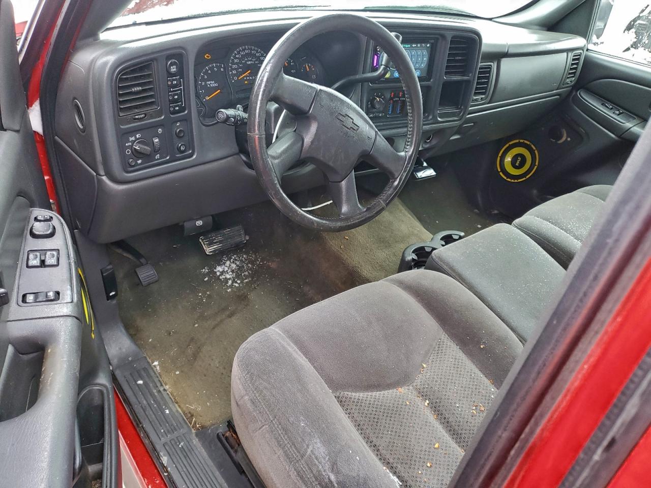 2006 Chevrolet Silverado K1500 Red vin: 1GCEK19B06Z275429