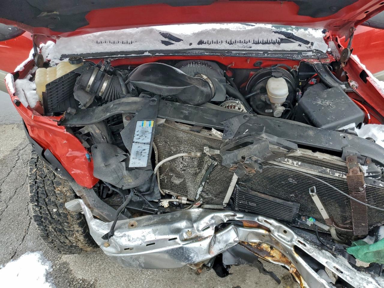2006 Chevrolet Silverado K1500 Red vin: 1GCEK19B06Z275429