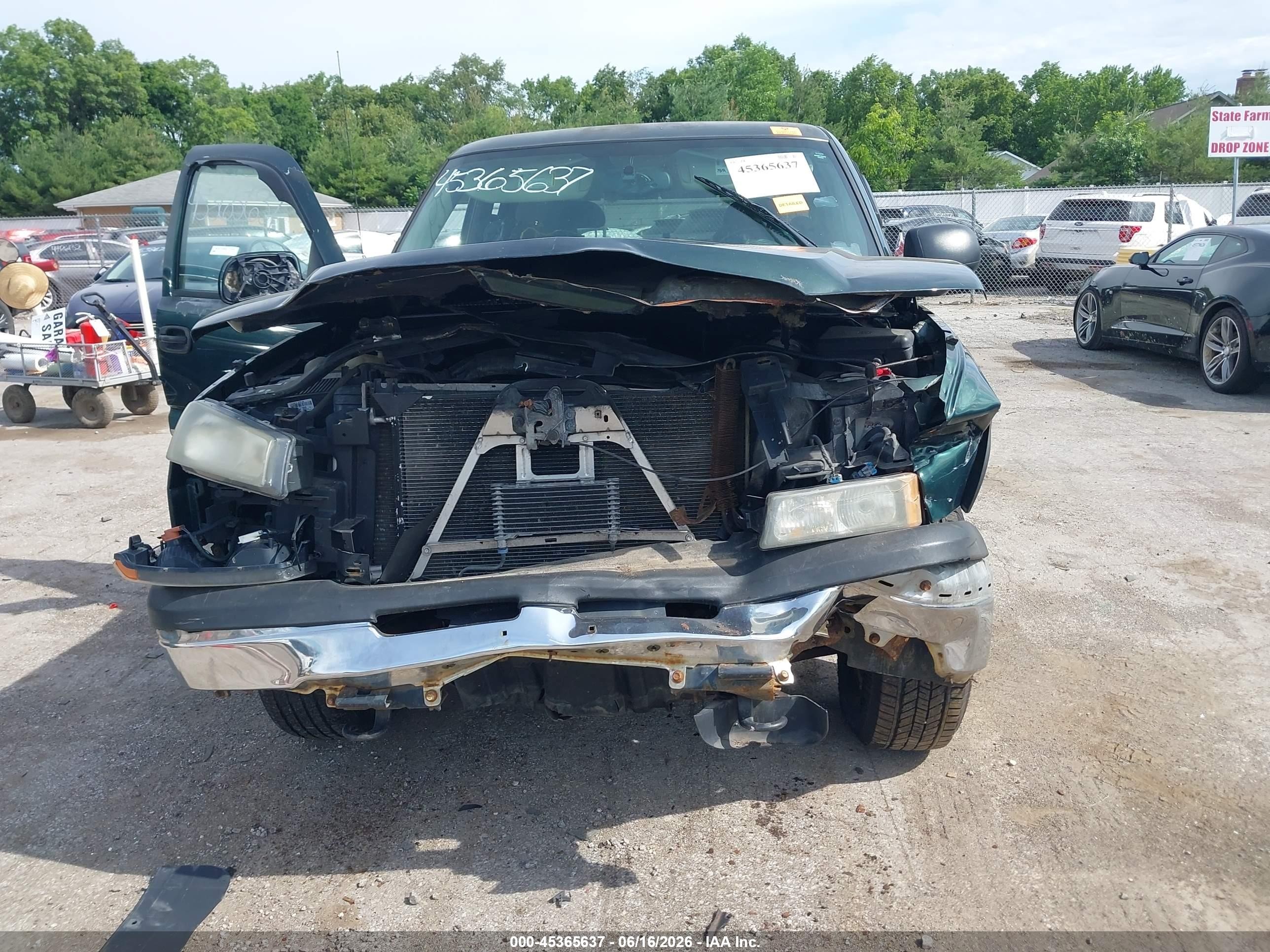 2005 Chevrolet Silverado 1500 Ls Green vin: 1GCEK19B15E154852