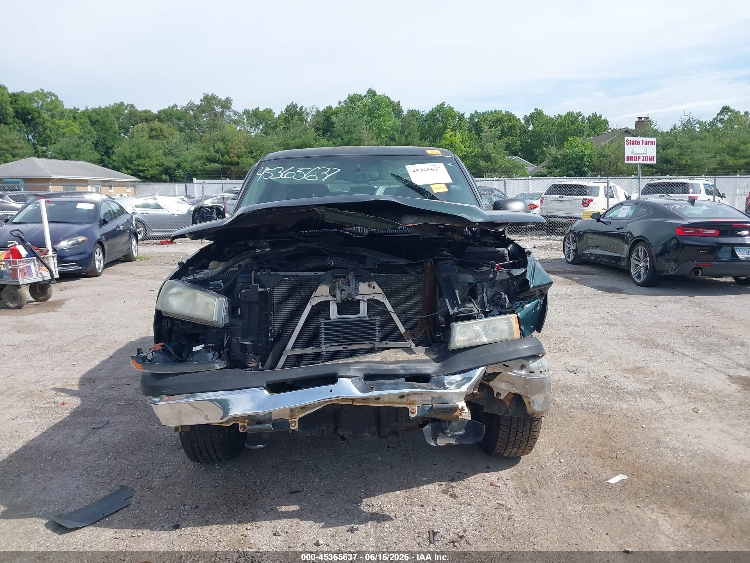 2005 Chevrolet Silverado 1500 Ls Green vin: 1GCEK19B15E154852