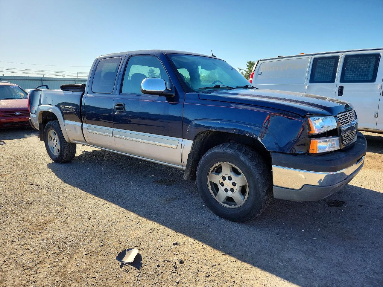 2005 Chevrolet Silverado K1500 Blue vin: 1GCEK19B15Z187410