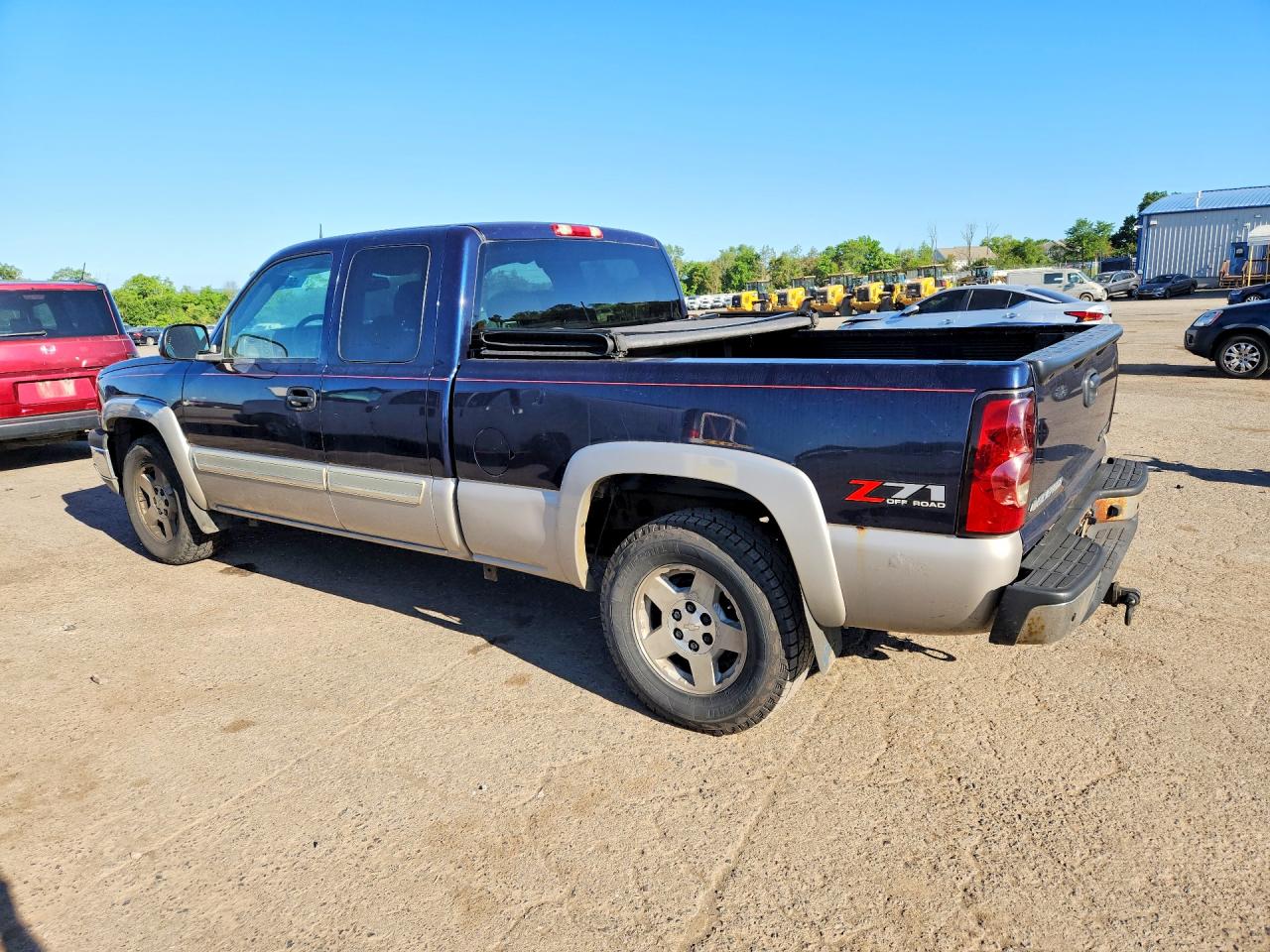 2005 Chevrolet Silverado K1500 Blue vin: 1GCEK19B15Z187410