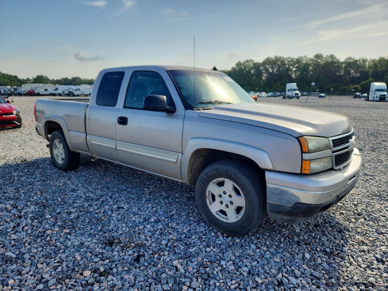 2006 Chevrolet Silverado K1500 Silver vin: 1GCEK19B16Z141853