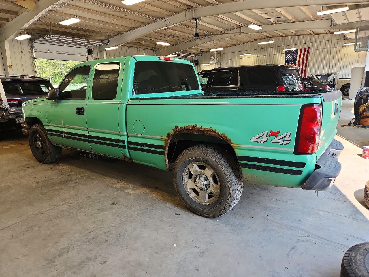 2006 Chevrolet Silverado K1500 Green vin: 1GCEK19B16Z270160
