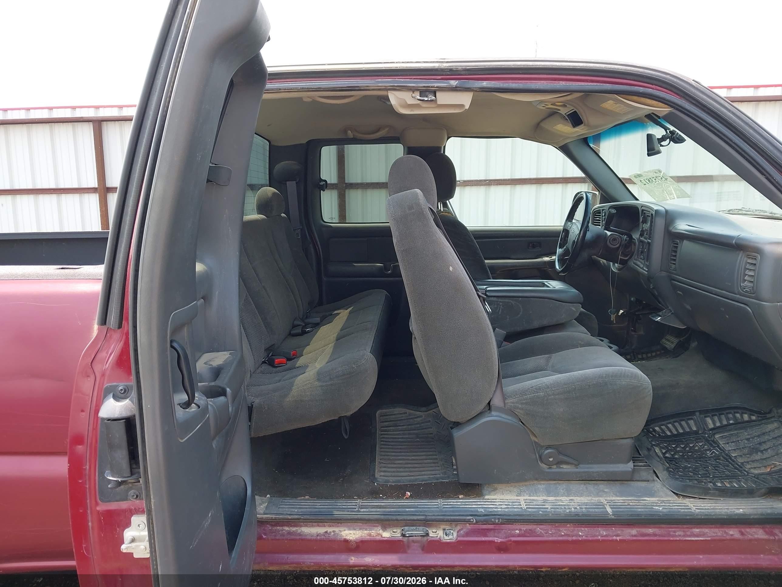 2005 Chevrolet Silverado 1500 Ls Red vin: 1GCEK19B25E106826