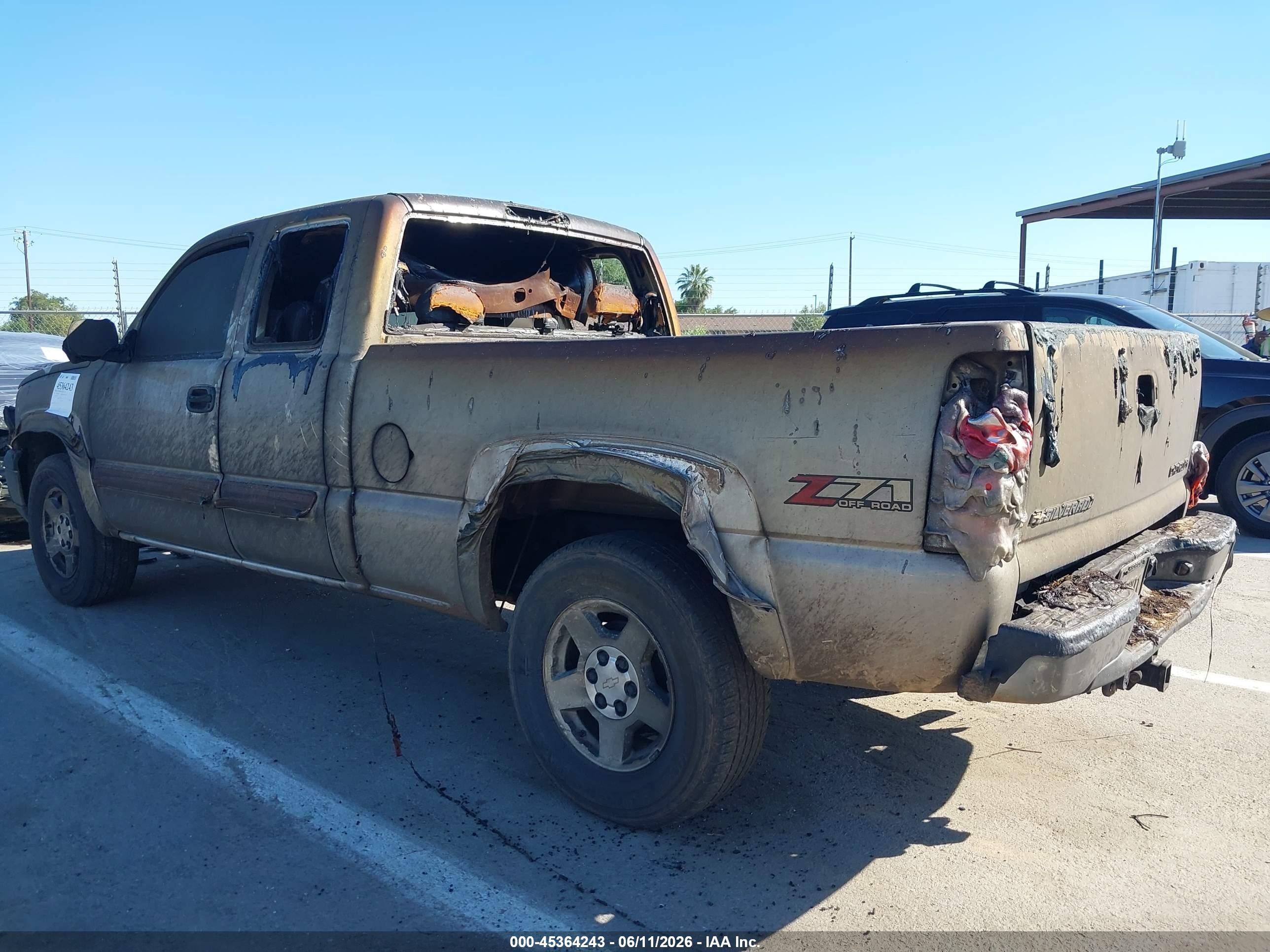 2005 Chevrolet Silverado 1500 Z71 Brown vin: 1GCEK19B25E286132