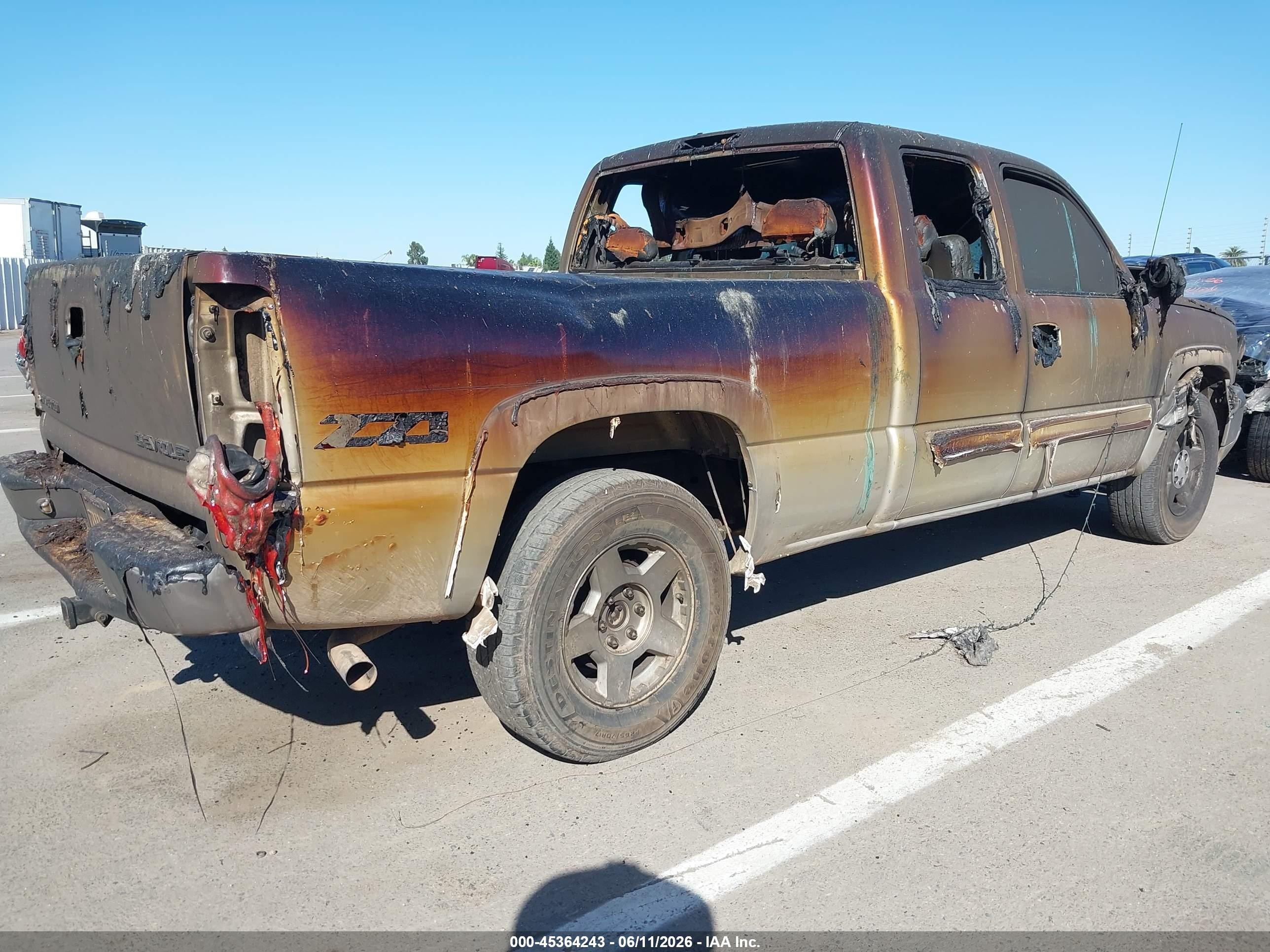 2005 Chevrolet Silverado 1500 Z71 Brown vin: 1GCEK19B25E286132