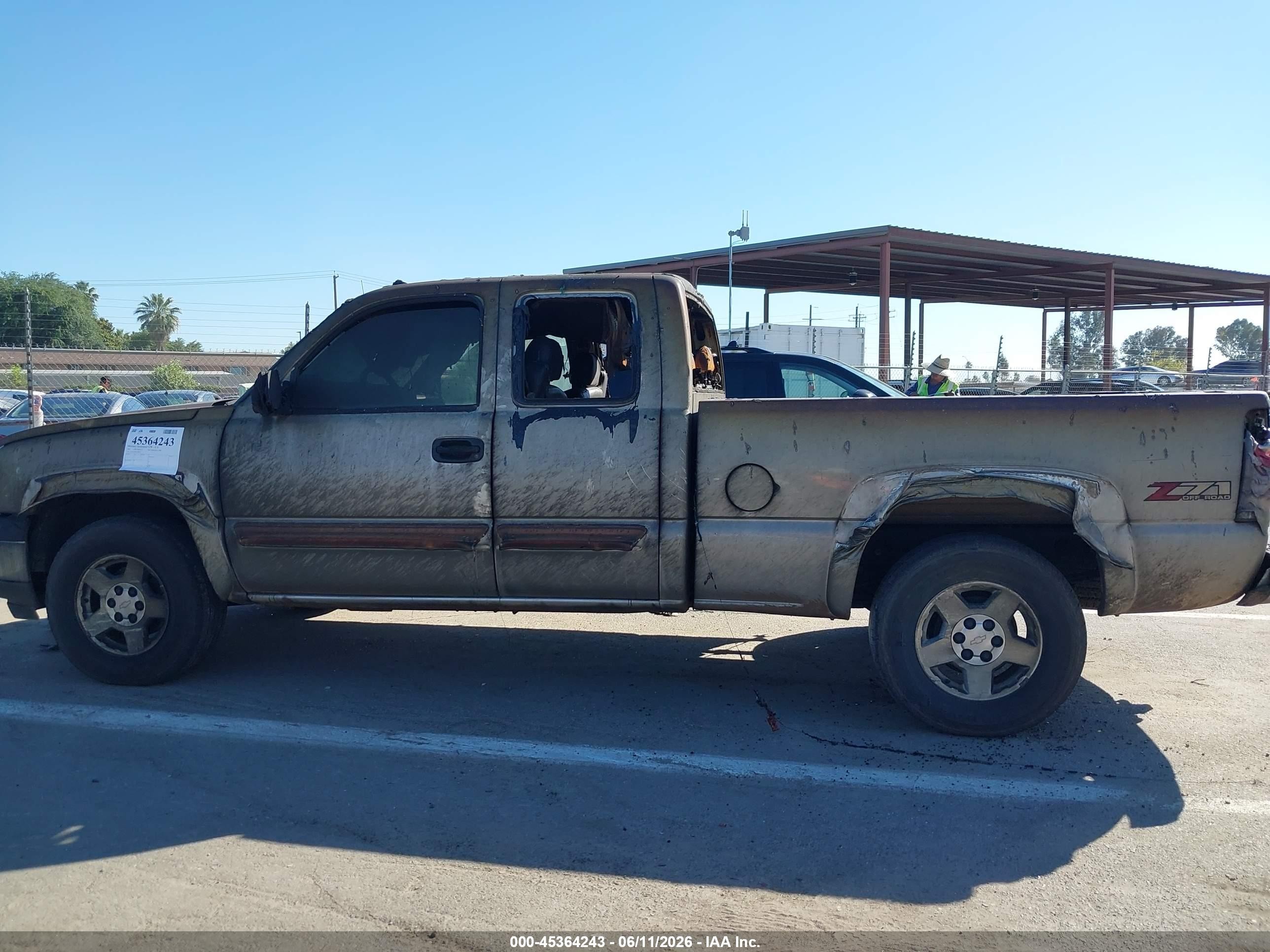2005 Chevrolet Silverado 1500 Z71 Brown vin: 1GCEK19B25E286132