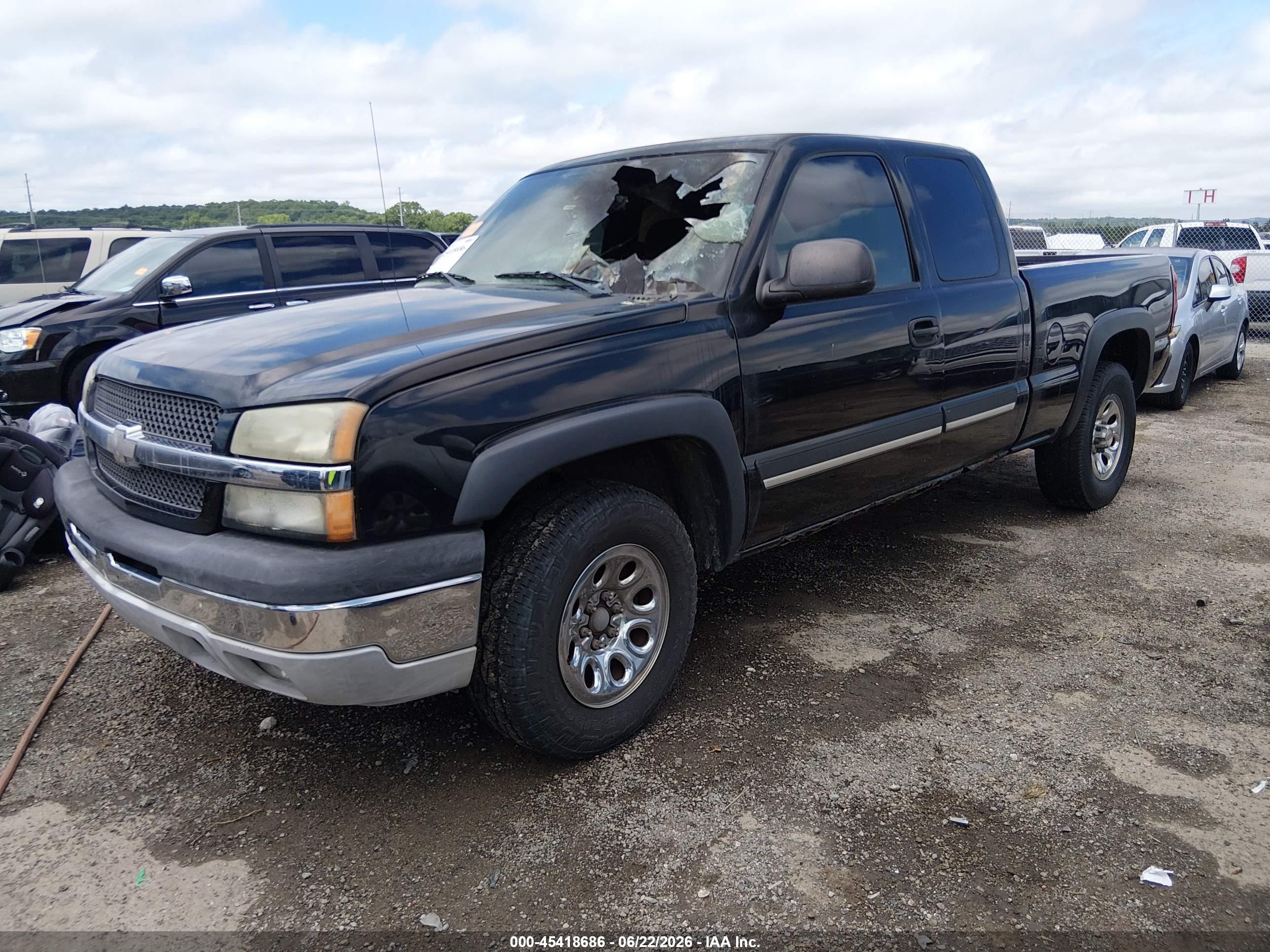 2005 Chevrolet Silverado 1500 Z71 Черный vin: 1GCEK19B25Z105703