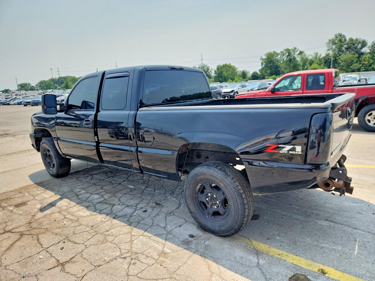 2005 Chevrolet Silverado K1500 Black vin: 1GCEK19B25Z264804