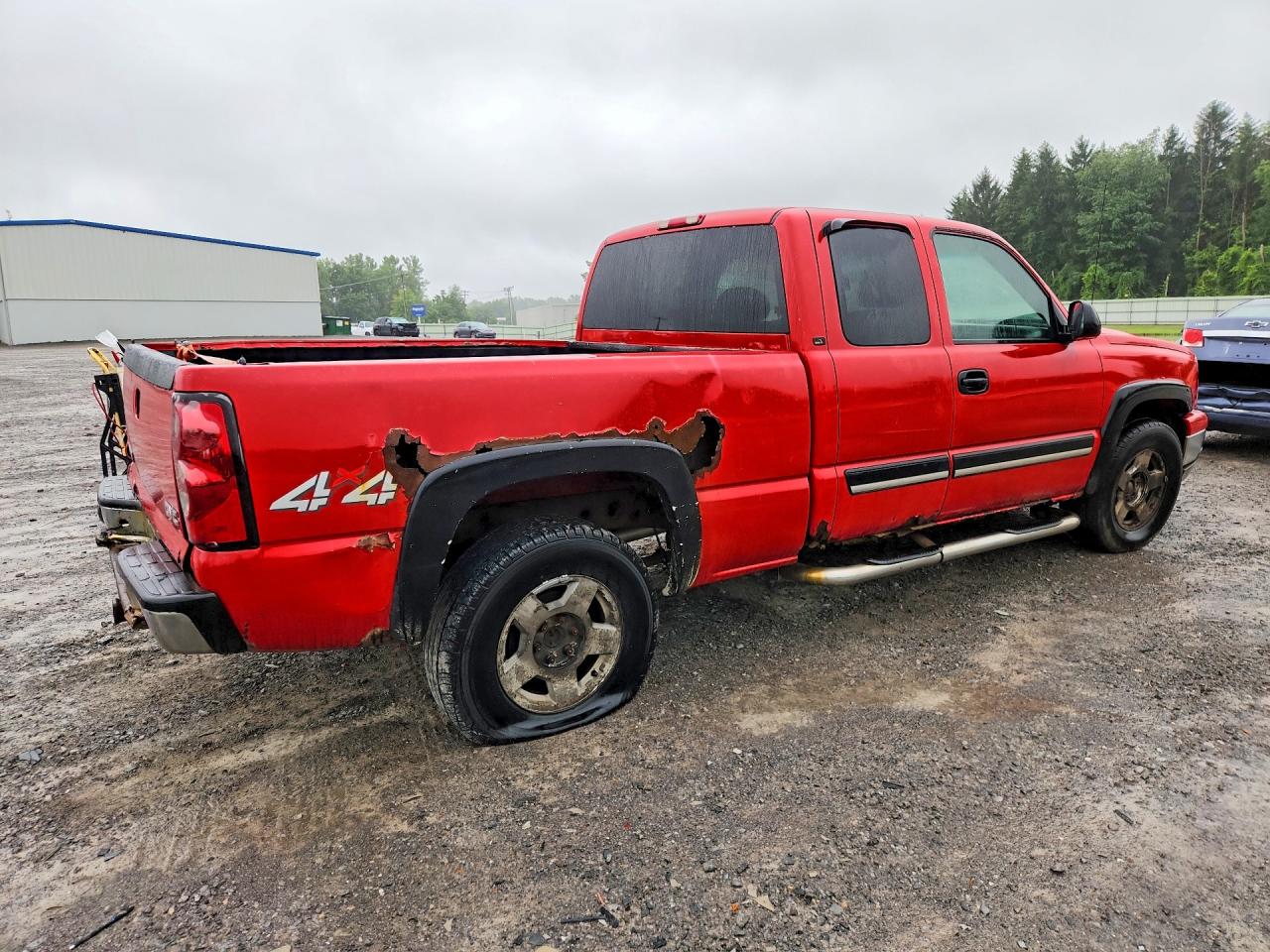 2006 Chevrolet Silverado K1500 Red vin: 1GCEK19B26Z187045