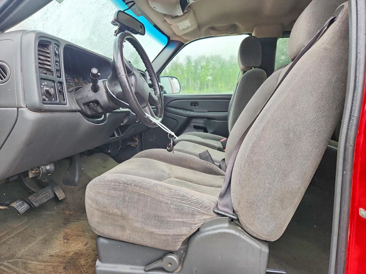 2006 Chevrolet Silverado K1500 Red vin: 1GCEK19B26Z187045