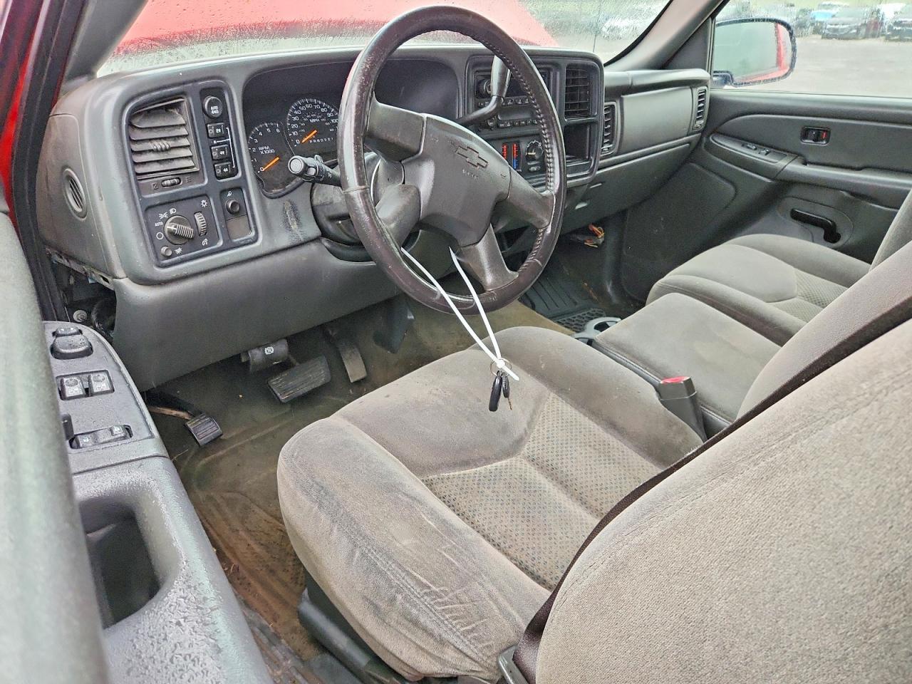 2006 Chevrolet Silverado K1500 Red vin: 1GCEK19B26Z187045