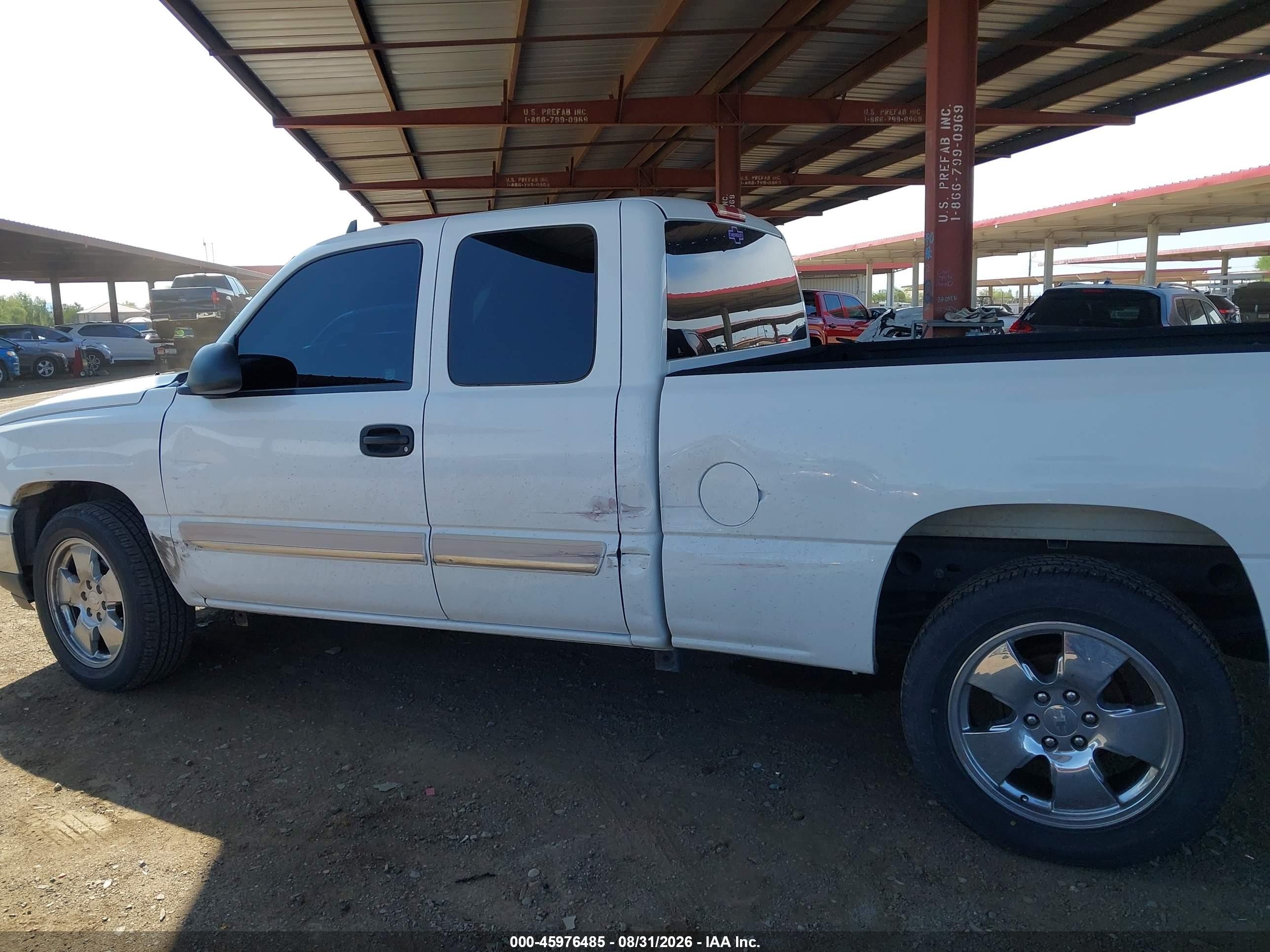 2007 Chevrolet Silverado 1500 Classic Lt2 White vin: 1GCEK19B27Z152202