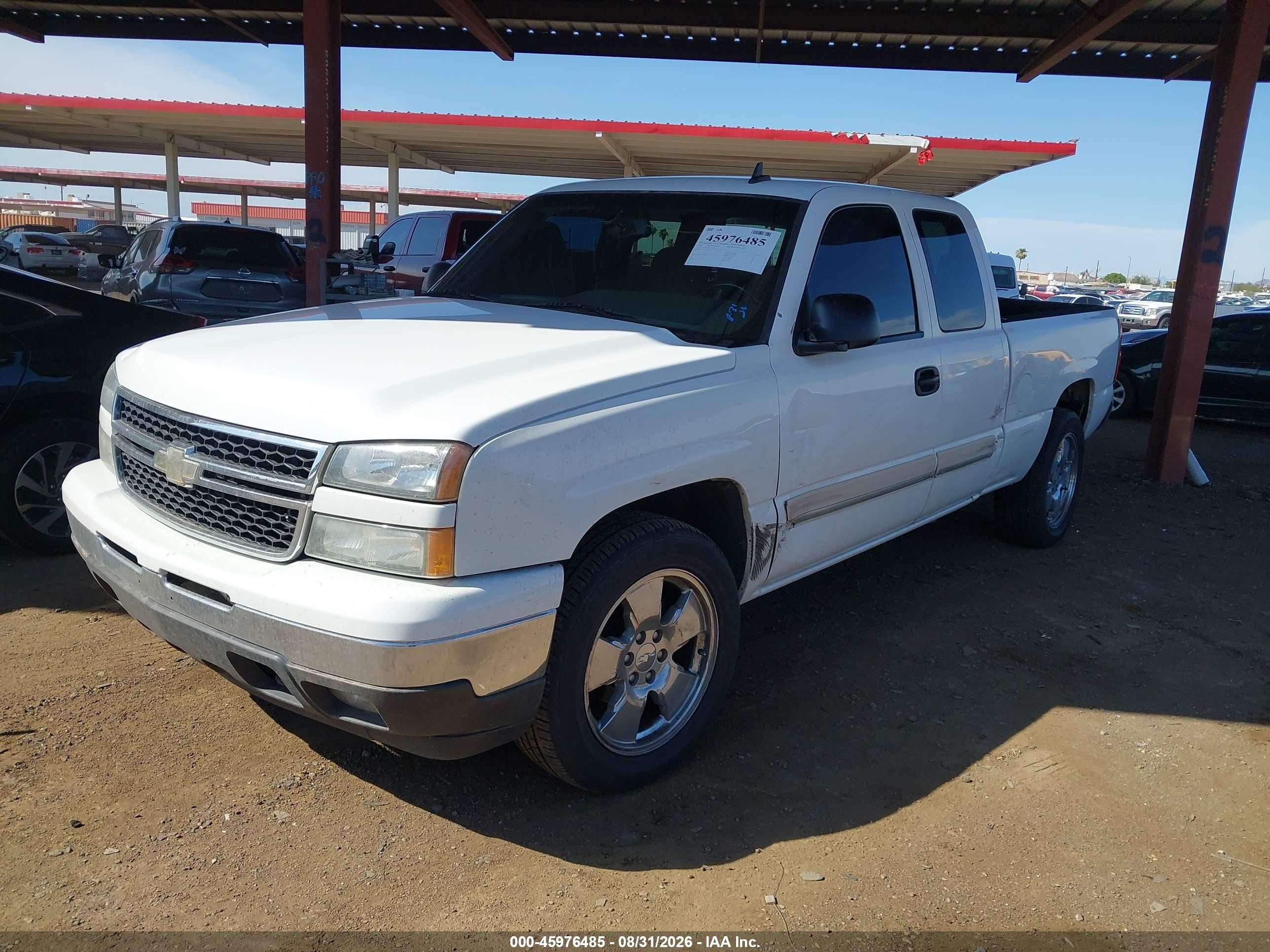 2007 Chevrolet Silverado 1500 Classic Lt2 White vin: 1GCEK19B27Z152202
