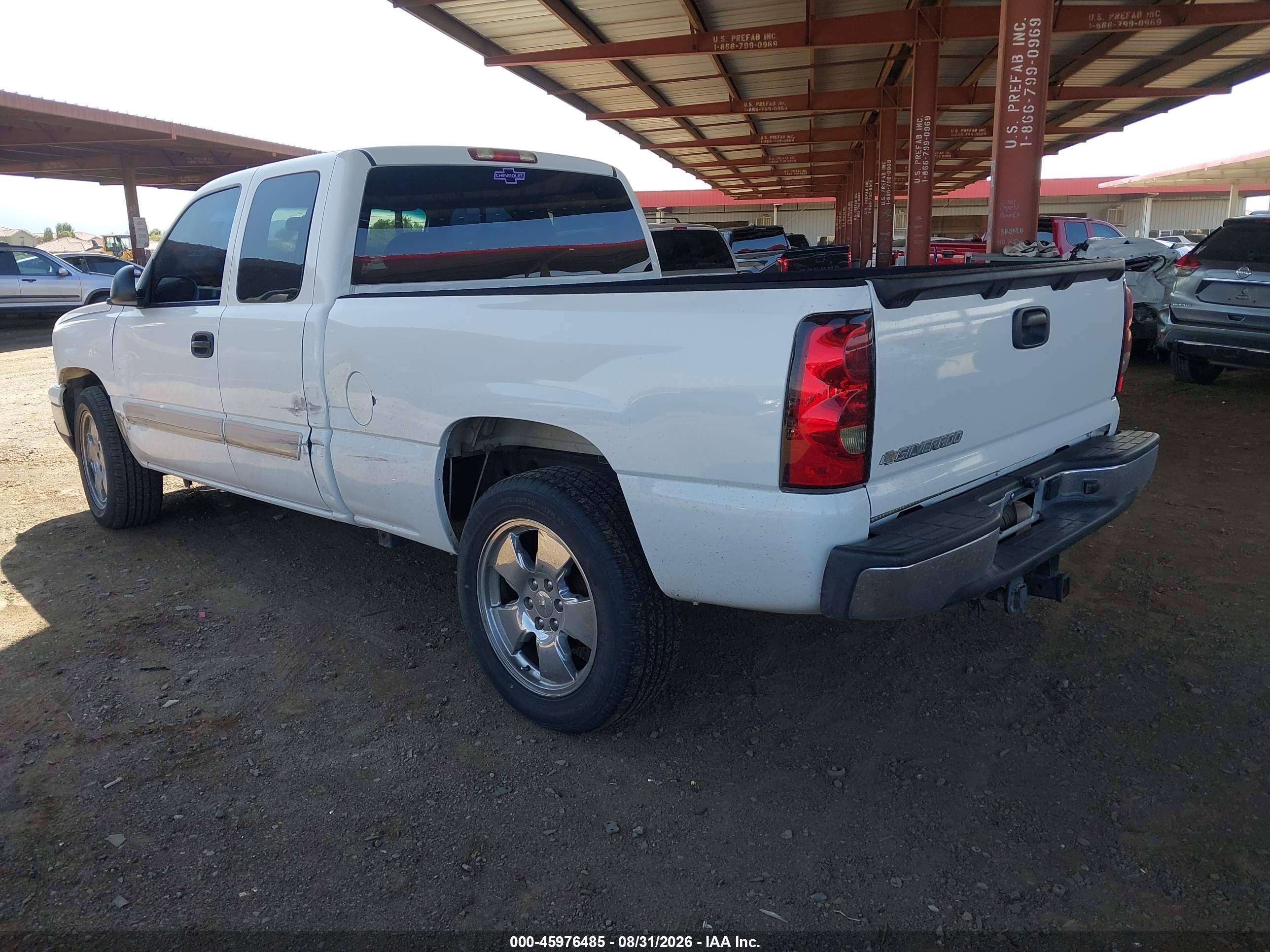 2007 Chevrolet Silverado 1500 Classic Lt2 White vin: 1GCEK19B27Z152202