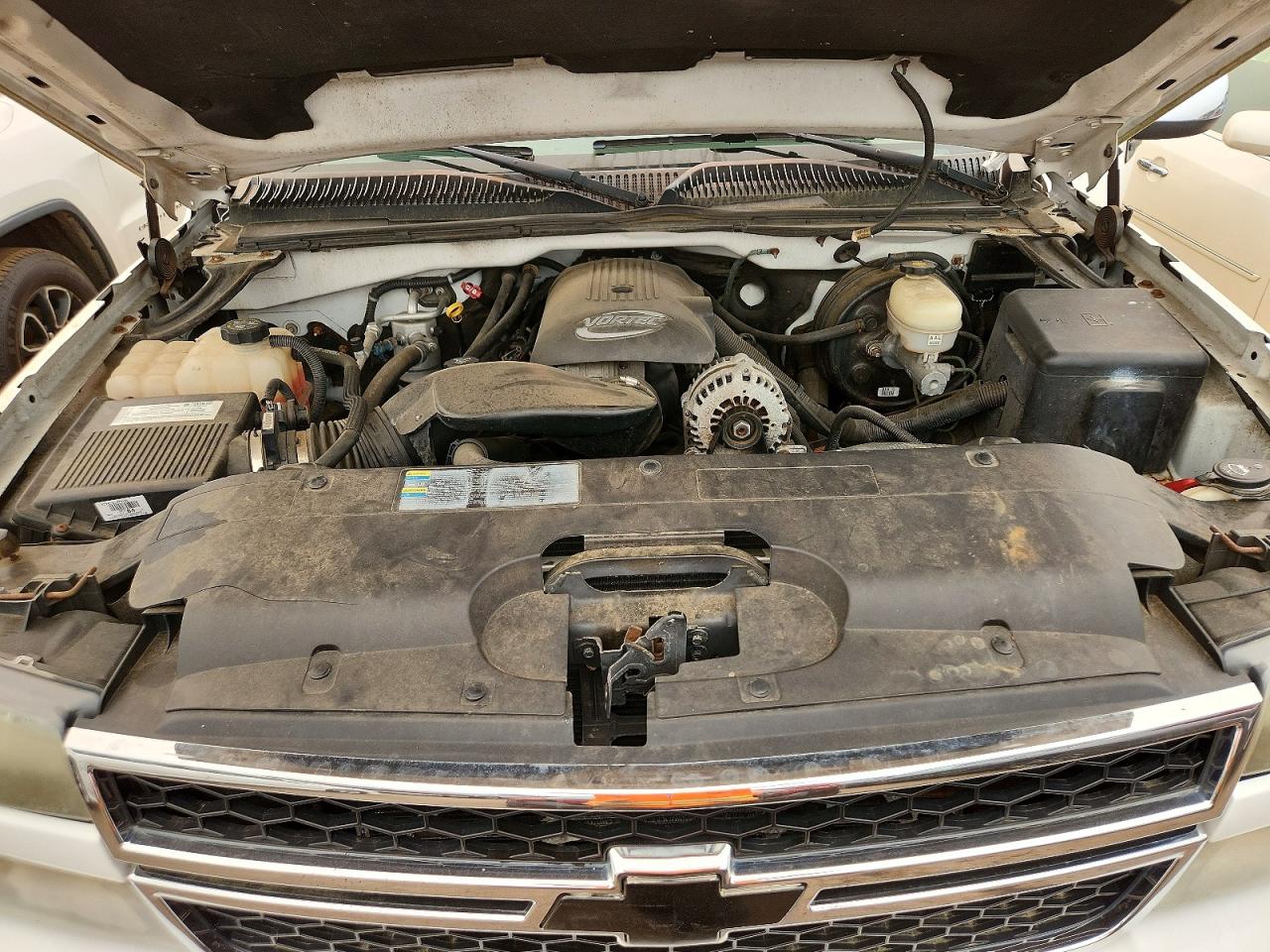 2007 Chevrolet Silverado White vin: 1GCEK19B27Z161322